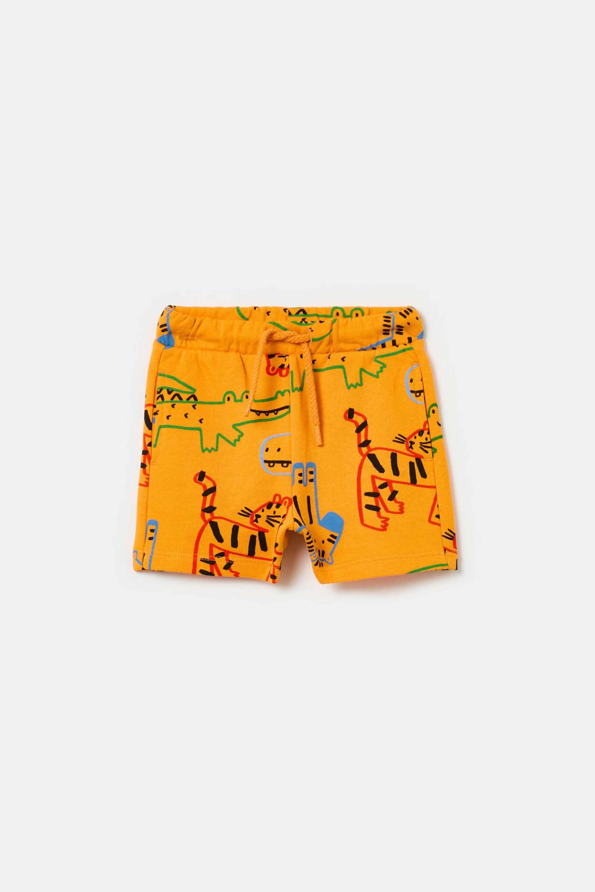 OVS KIDS OVS βρεφικό σορτς με all-over savannah animal print - 002045140 Πορτοκαλί