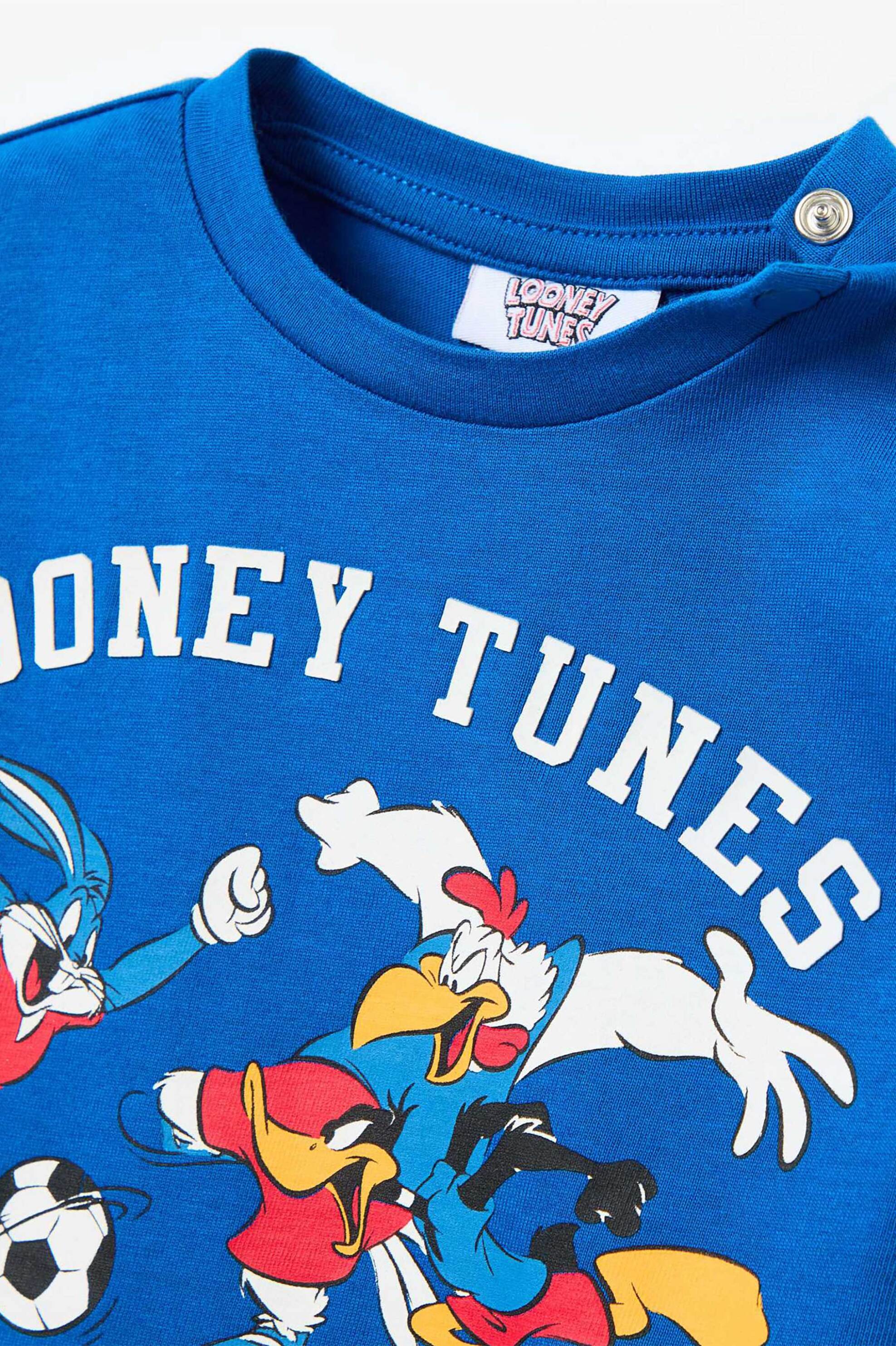 OVS βρεφικό T-shirt με Daffy Duck and Bugs Bunny print - 002112432 Μπλε φωτογραφία