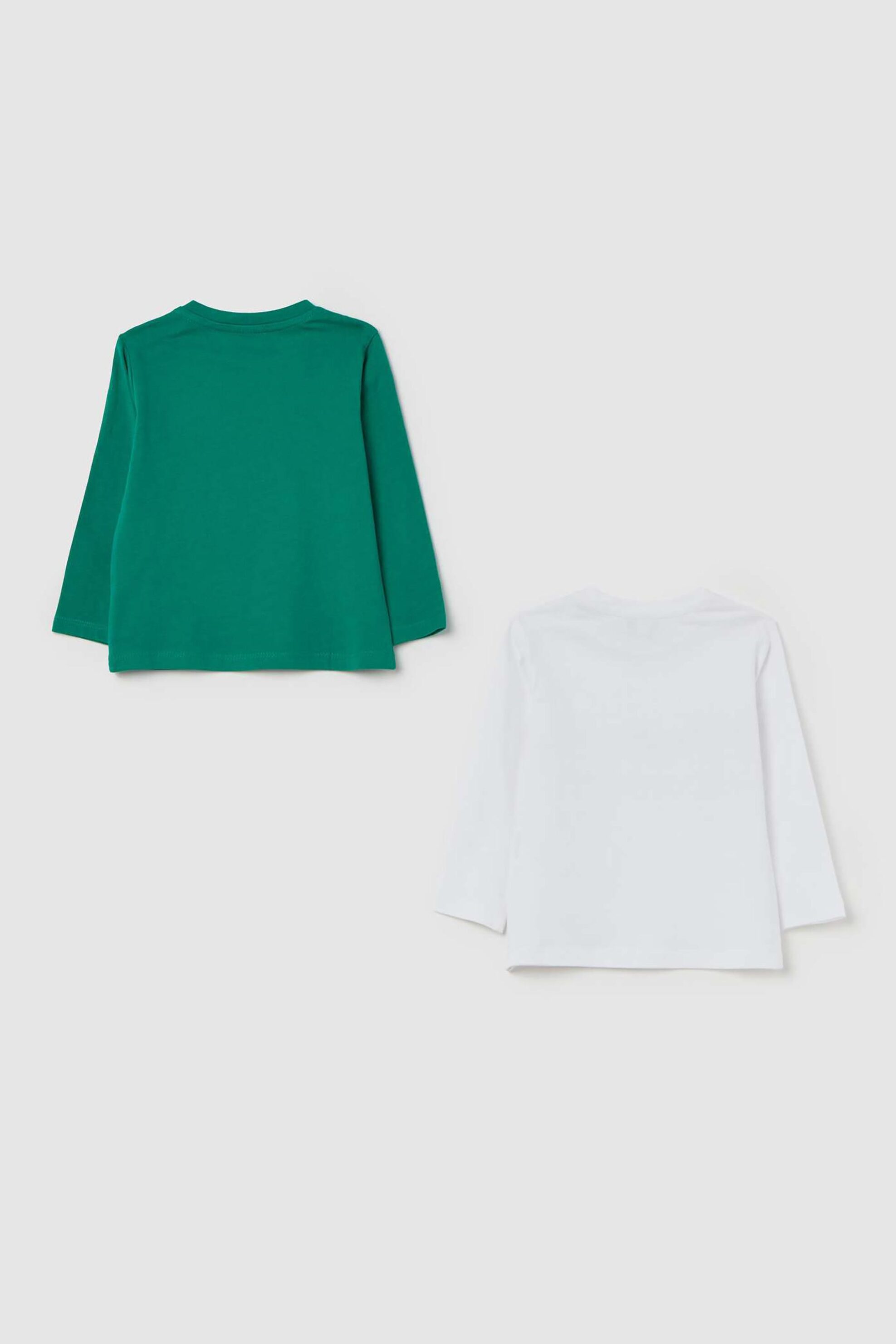 OVS βρεφικό σετ μακρυμάνικες μπλούζες Regular Fit - 002119737 Πράσινο φωτογραφία