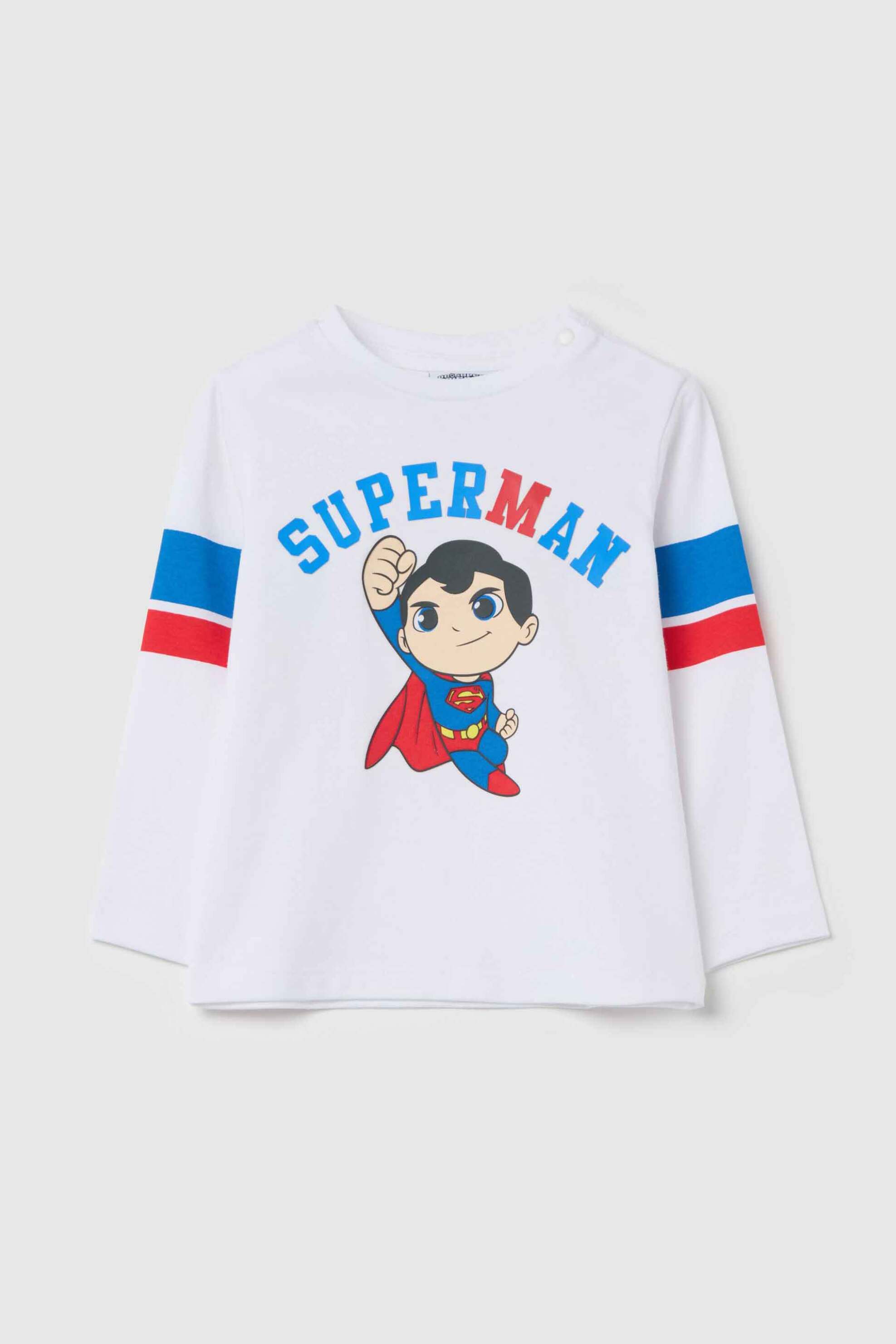 OVS KIDS OVS βρεφική μπλούζα με print Regular Fit - 002194013 Λευκό
