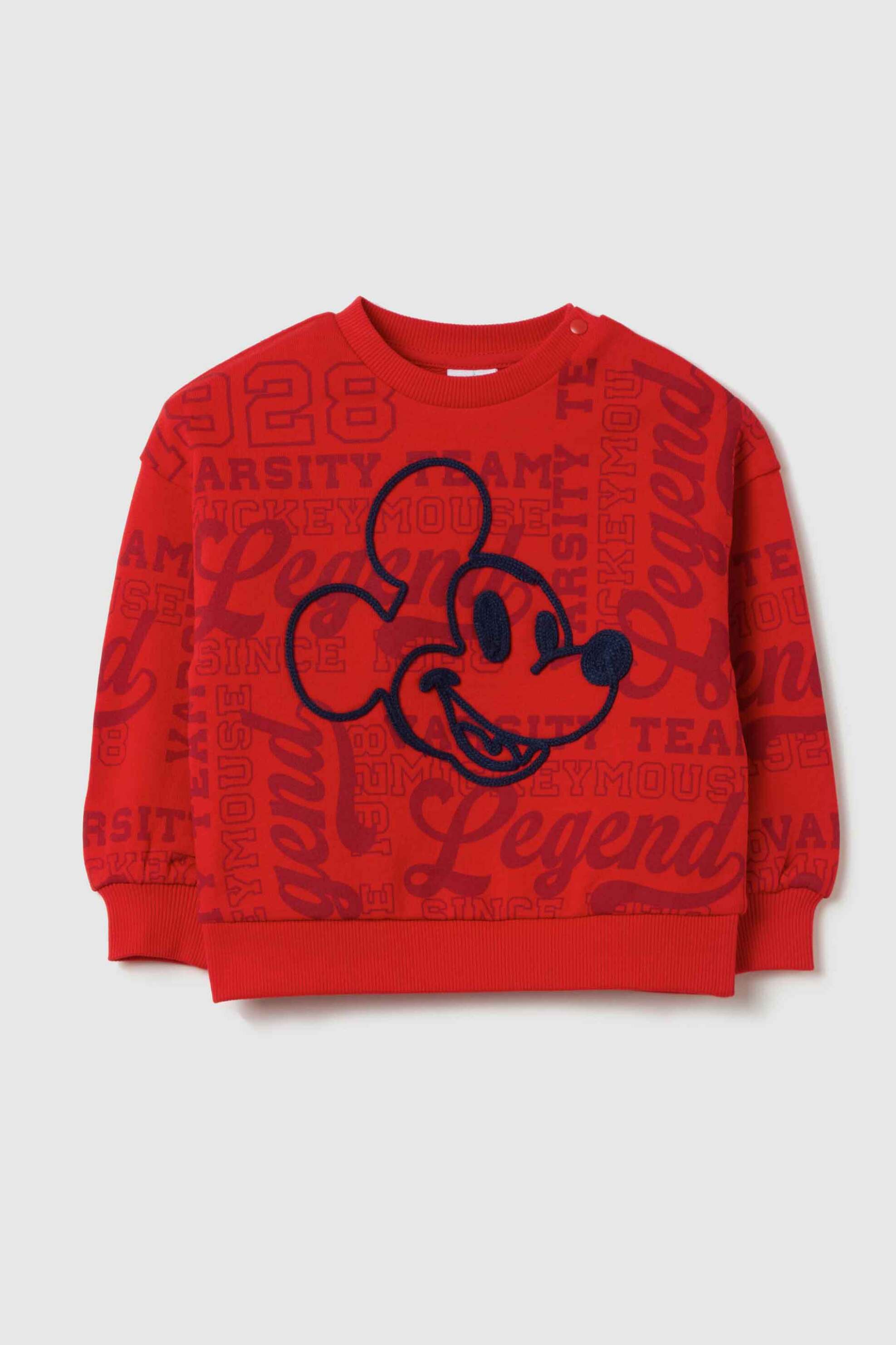 OVS KIDS OVS βρεφική μπλούζα φούτερ με all-over print Regular Fit - 002196051 Κόκκινο