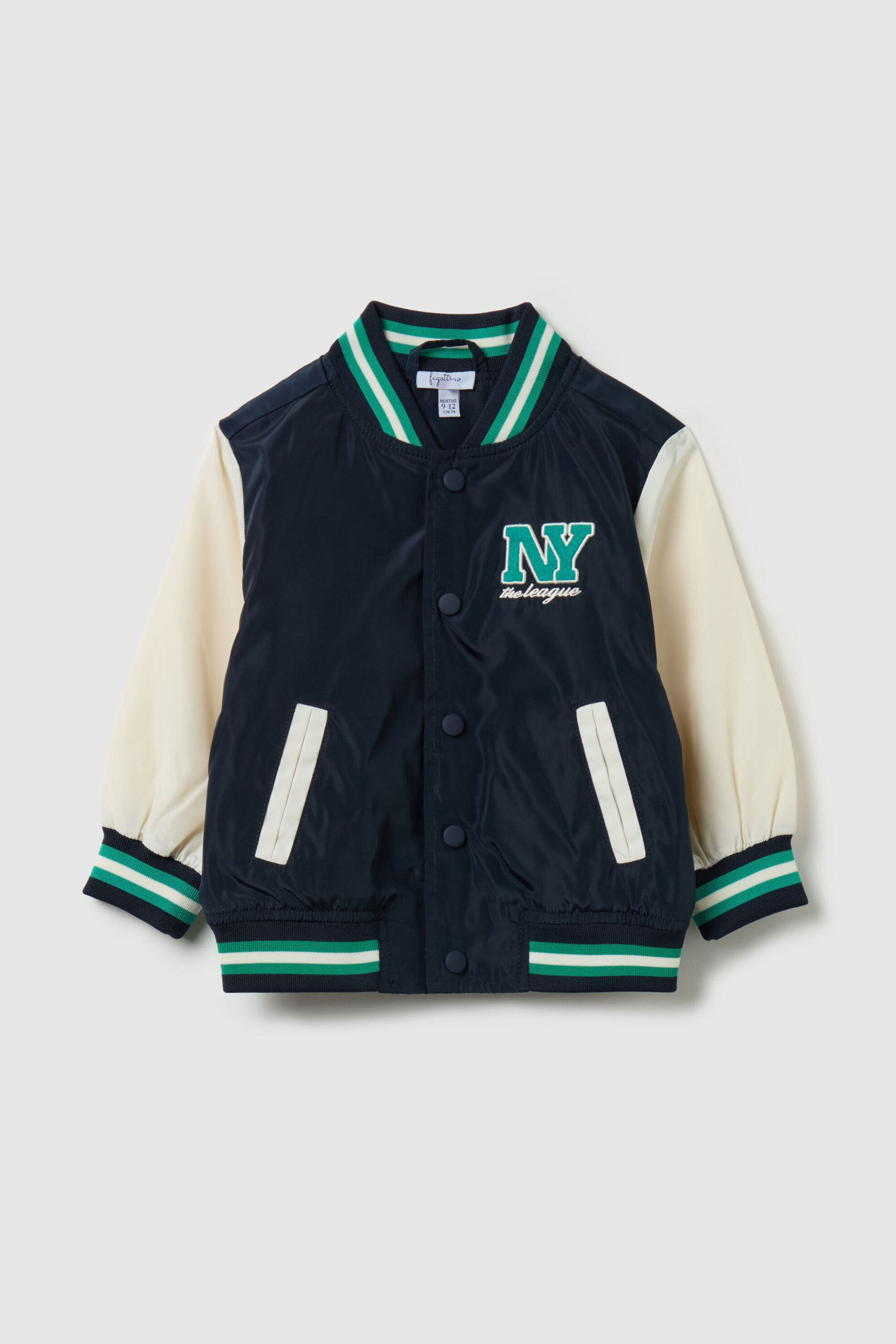 OVS KIDS OVS βρεφικό μπουφάν bomber "NY The League" - 002173477 Μπλε Σκούρο