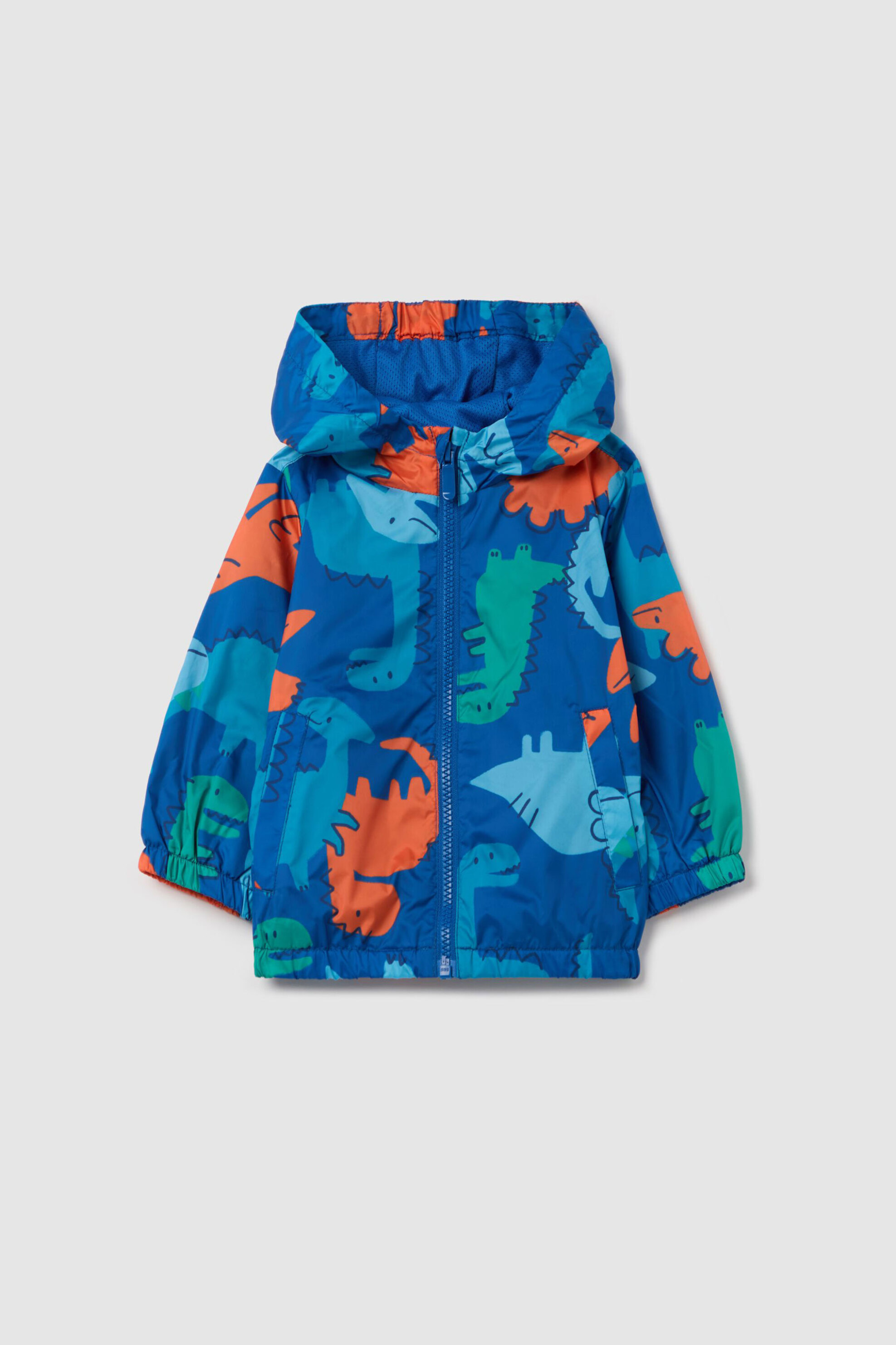 OVS KIDS OVS βρεφικό μπουφάν με dinosaurs print - 002195825 Γαλάζιο