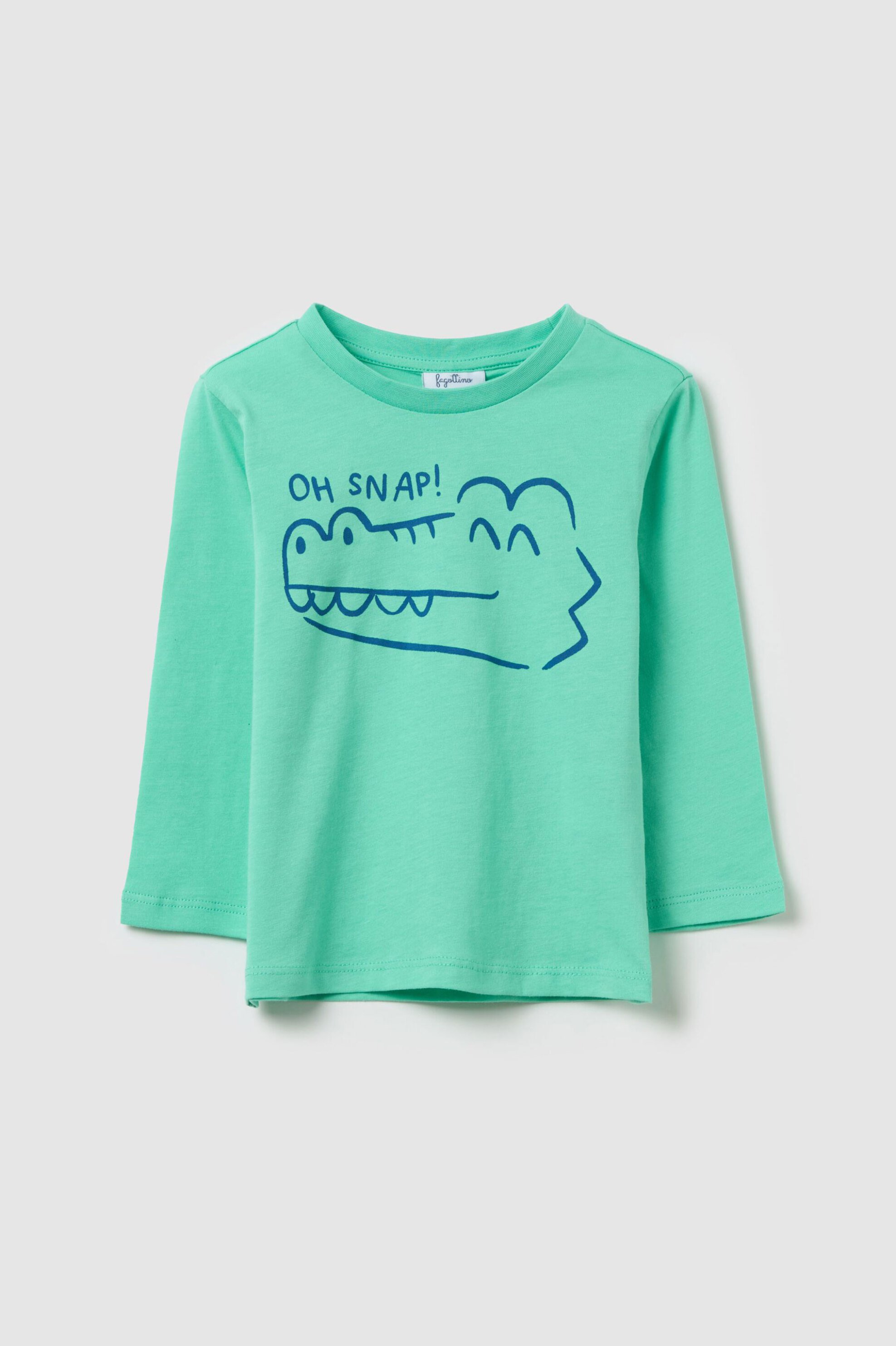 OVS KIDS OVS βρεφική μπλούζα με crocodile print - 002197769 Πράσινο
