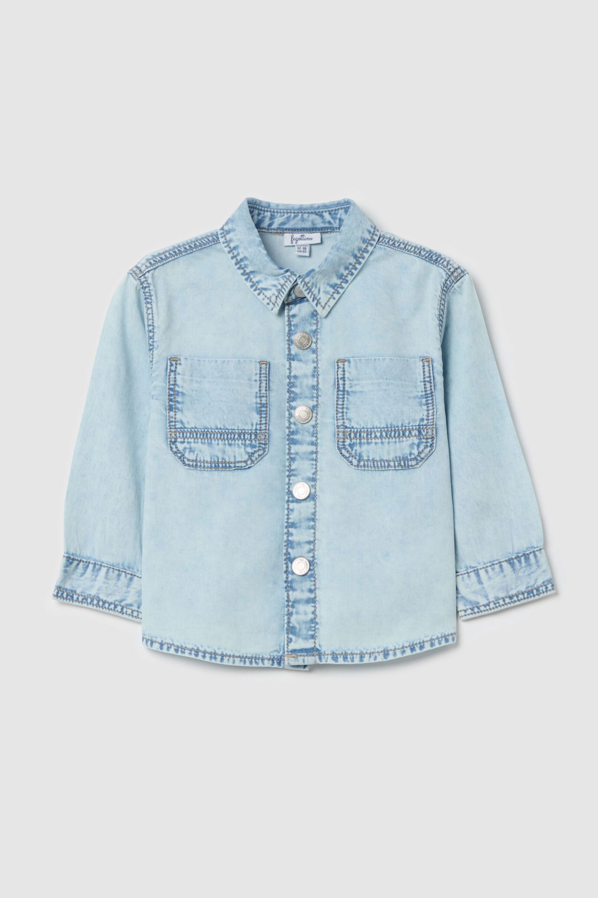 OVS KIDS OVS βρεφικό denim πουκάμισο - 002196289 Μπλε