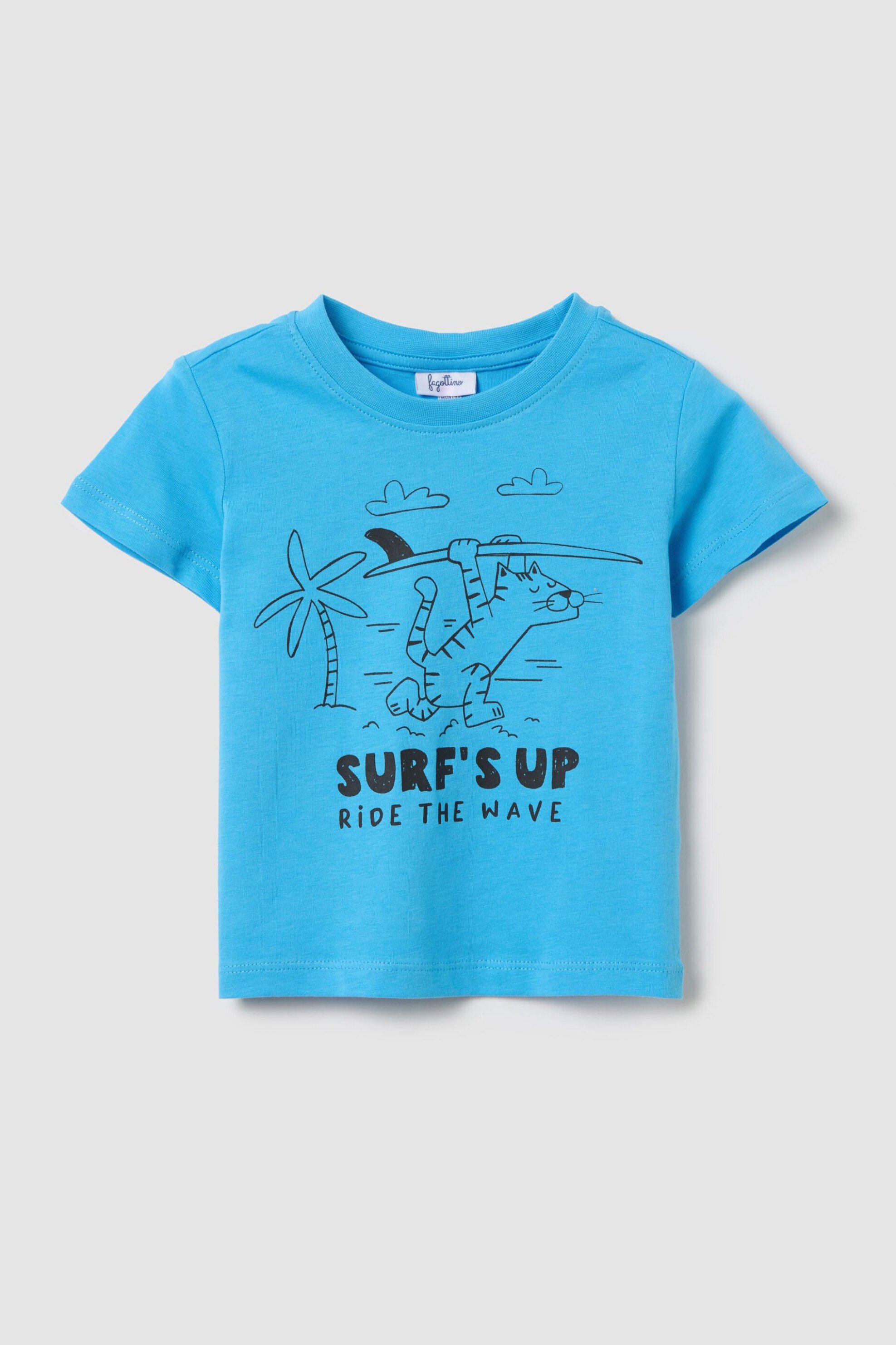 OVS KIDS OVS βρεφικό T-shirt με all-over print - 002279865 Μπλε