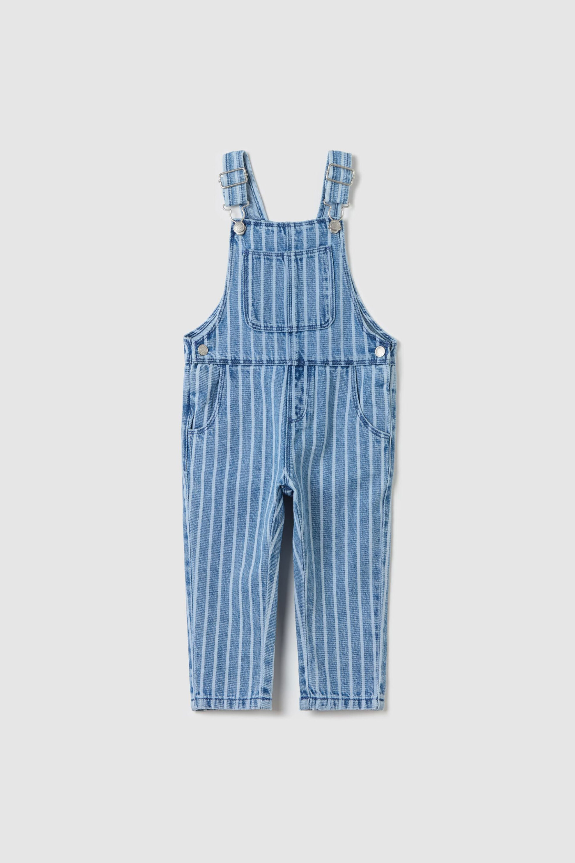 OVS KIDS OVS βρεφική σαλοπέτα ριγέ - 002196312 Μπλε