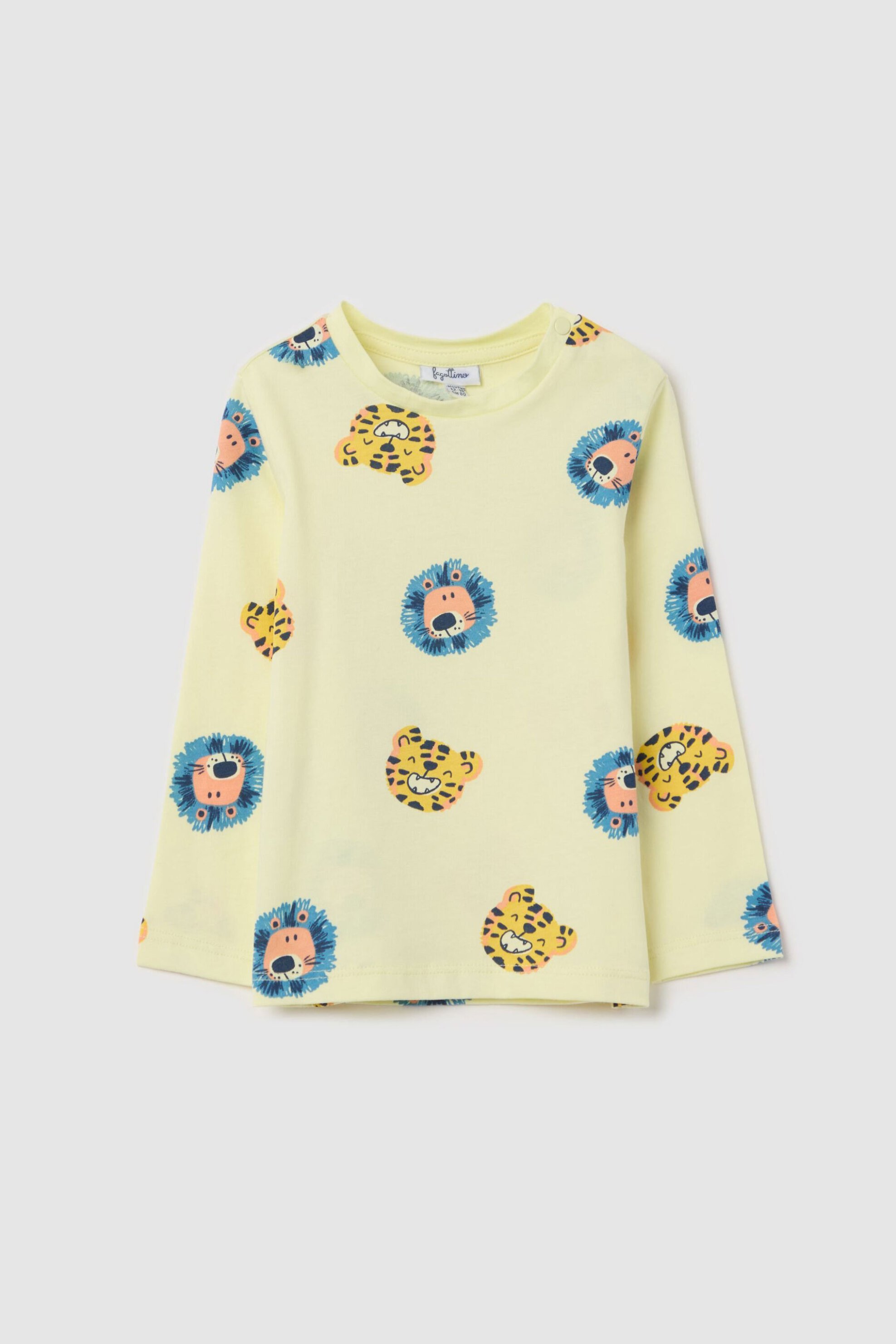 OVS KIDS OVS βρεφική μπλούζα με savannah animals print - 002197784 Κίτρινο