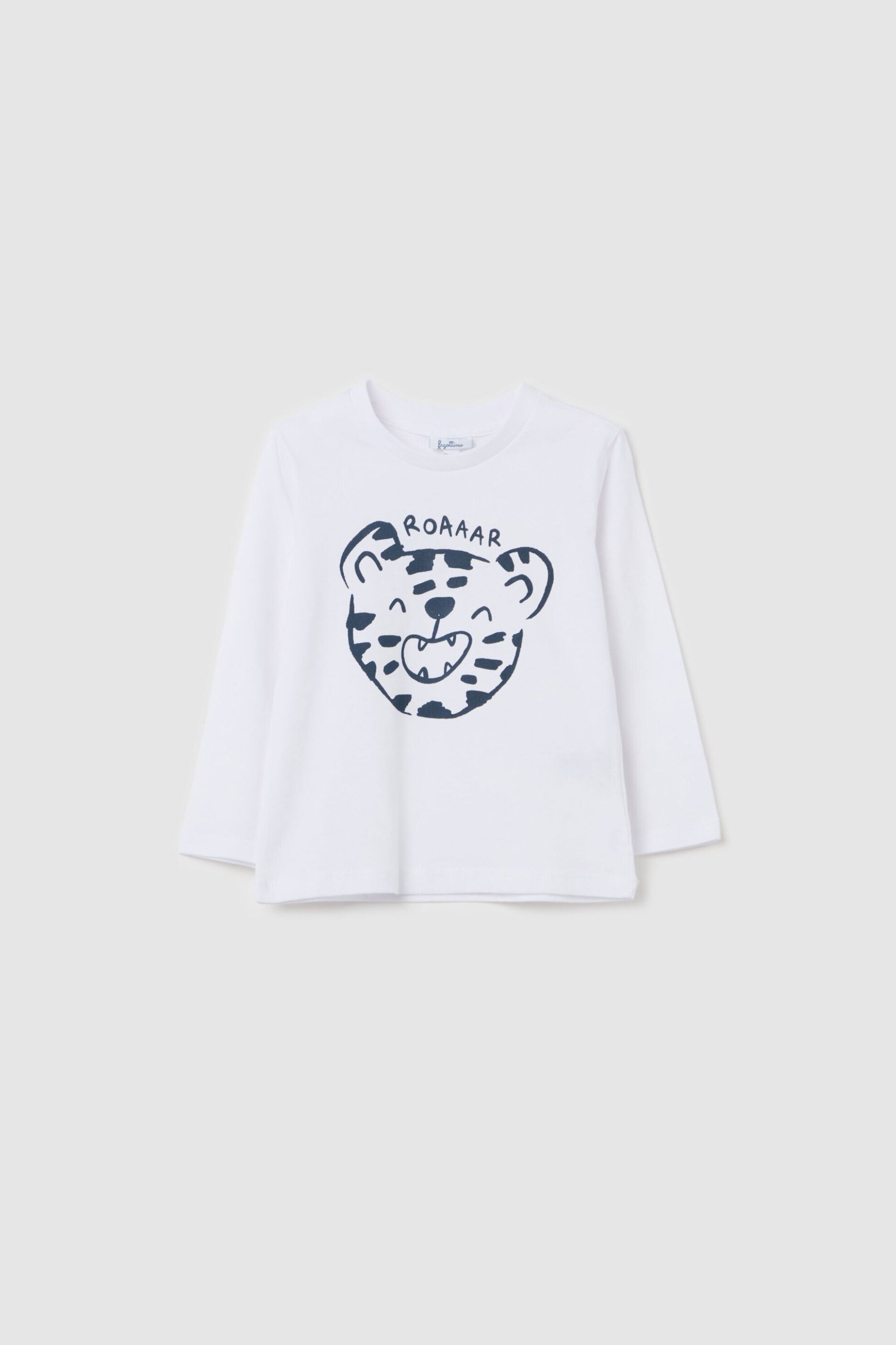 OVS KIDS OVS βρεφική μπλούζα με tiger print - 002197807 Λευκό