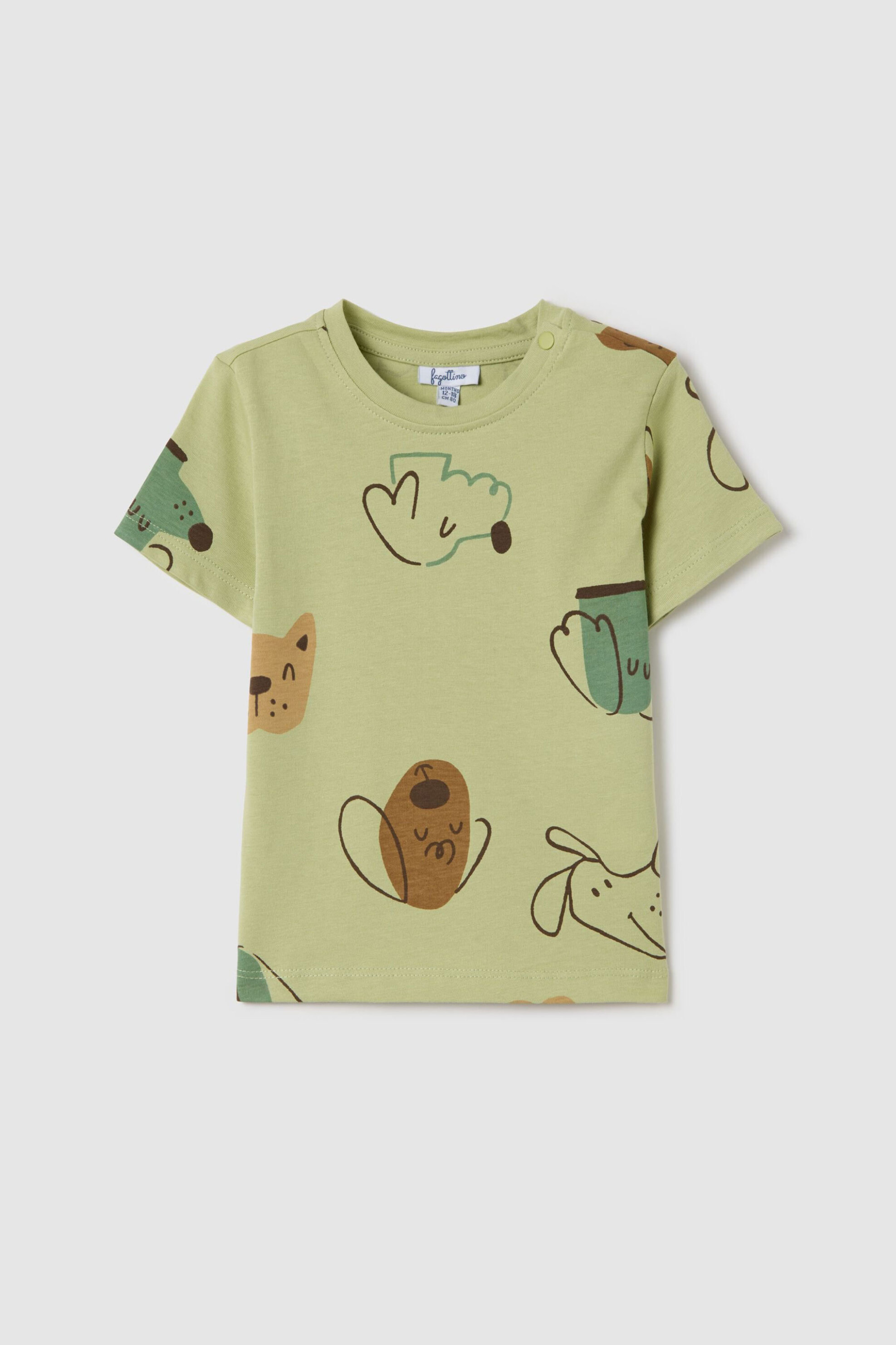OVS βρεφικό T-shirt με all-over print - 002266317 Πράσινο