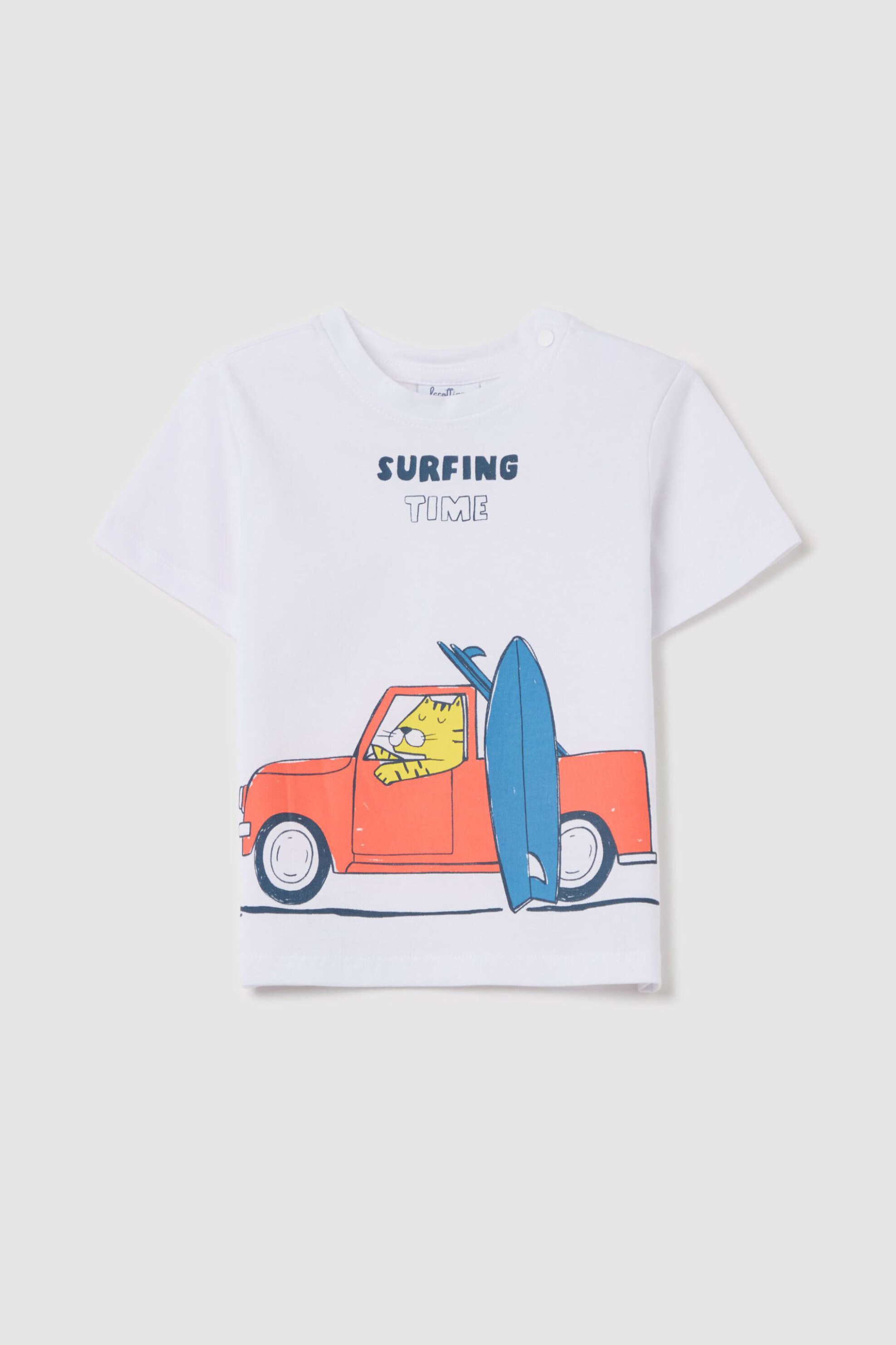 OVS KIDS OVS βρεφικό T-shirt με all-over print - 002279870 Λευκό