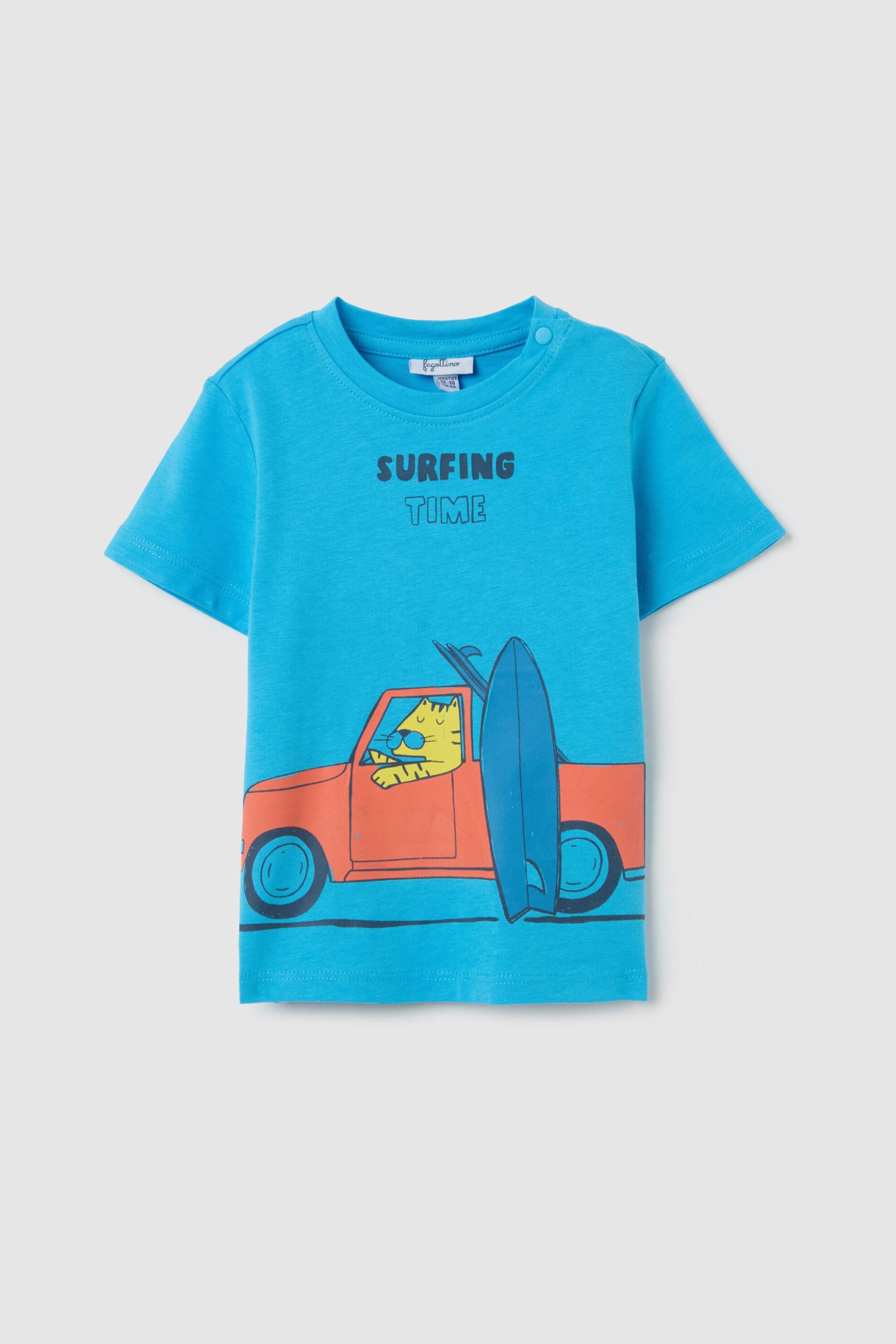 OVS KIDS OVS βρεφικό T-shirt με all-over print - 002279875 Μπλε