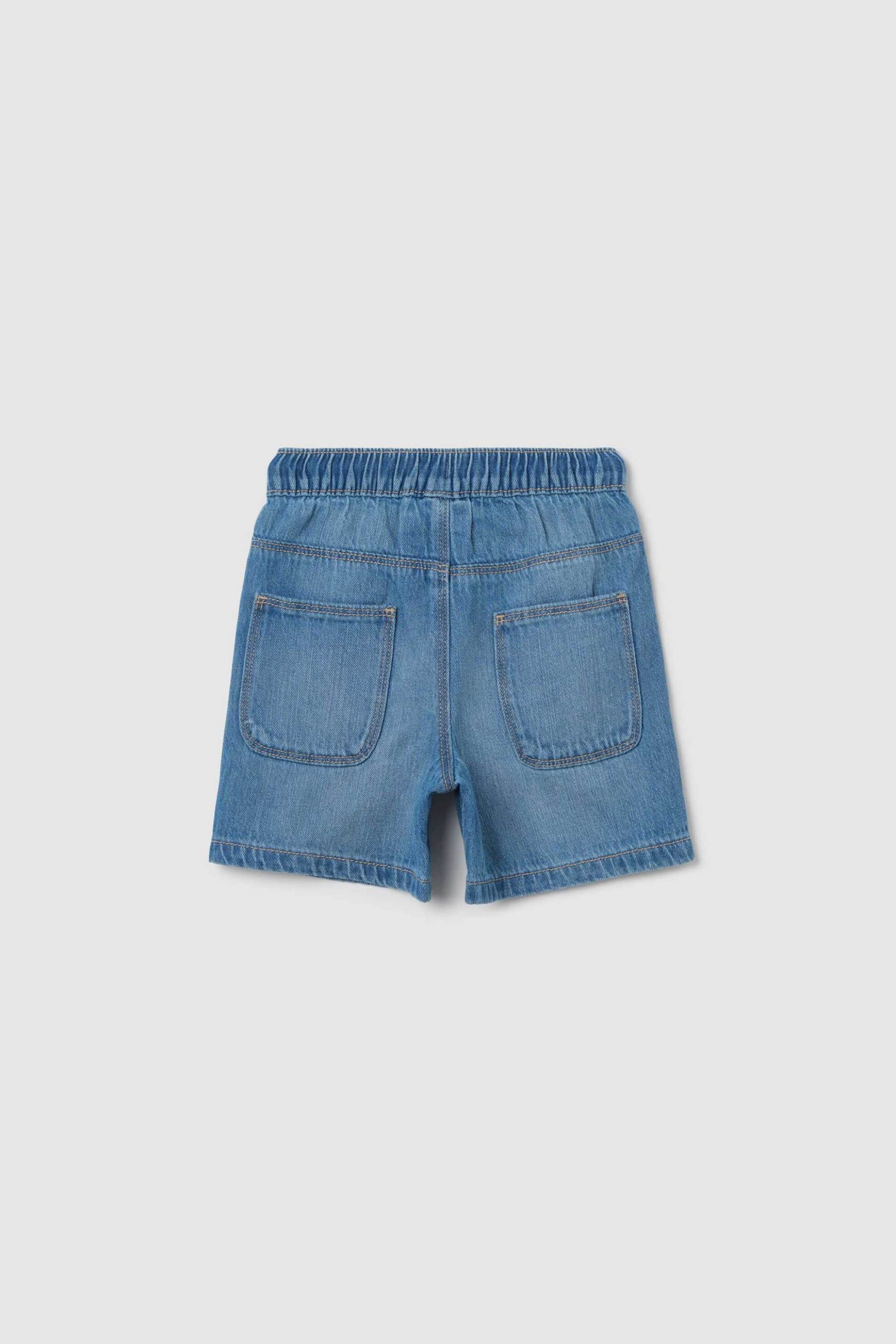 OVS βρεφική denim βερμούδα με ελαστική μέση Regular Fit - 002259787 Denim Blue φωτογραφία