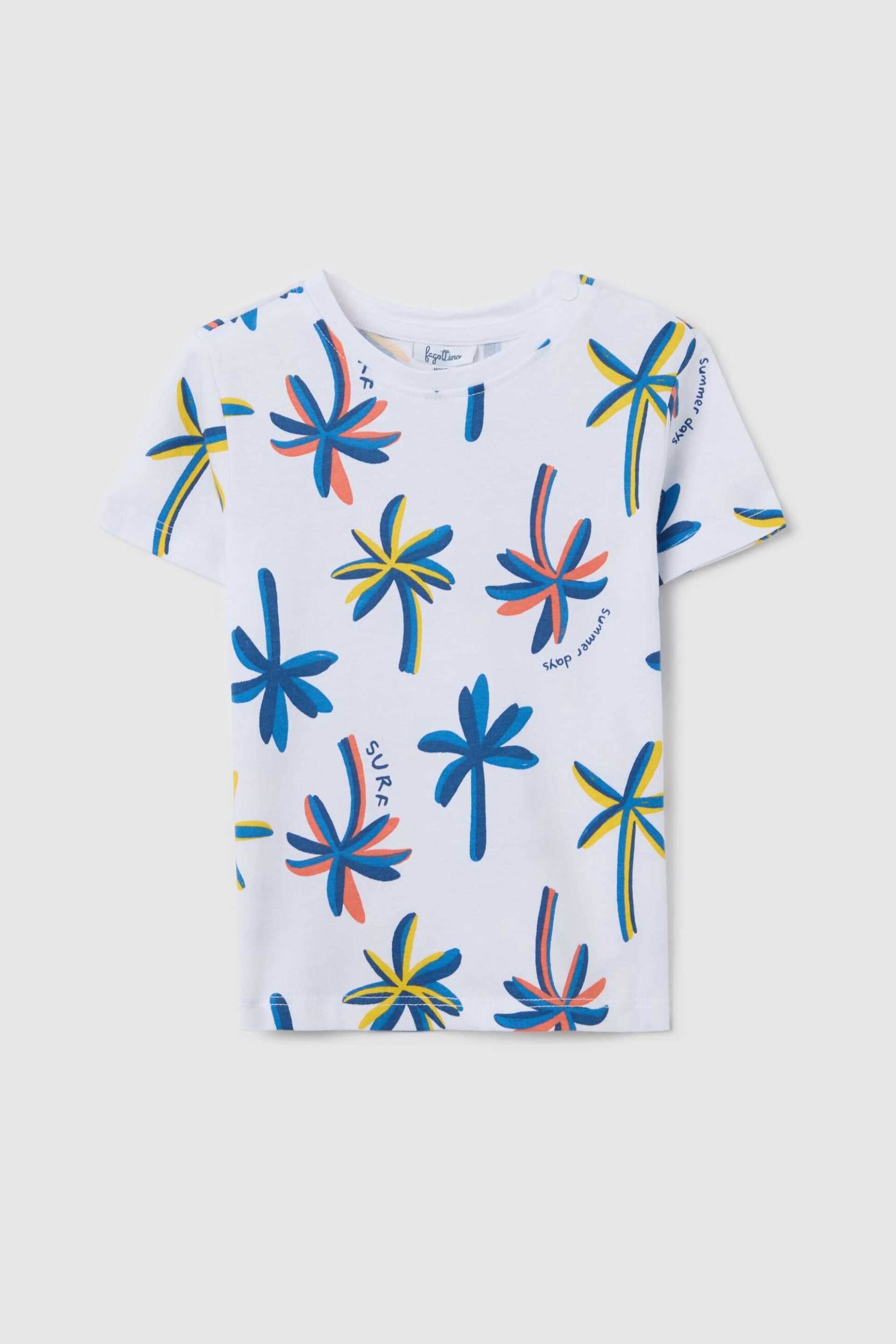 OVS βρεφικό T-shirt με all-over print Regular Fit - 002279845 Λευκό