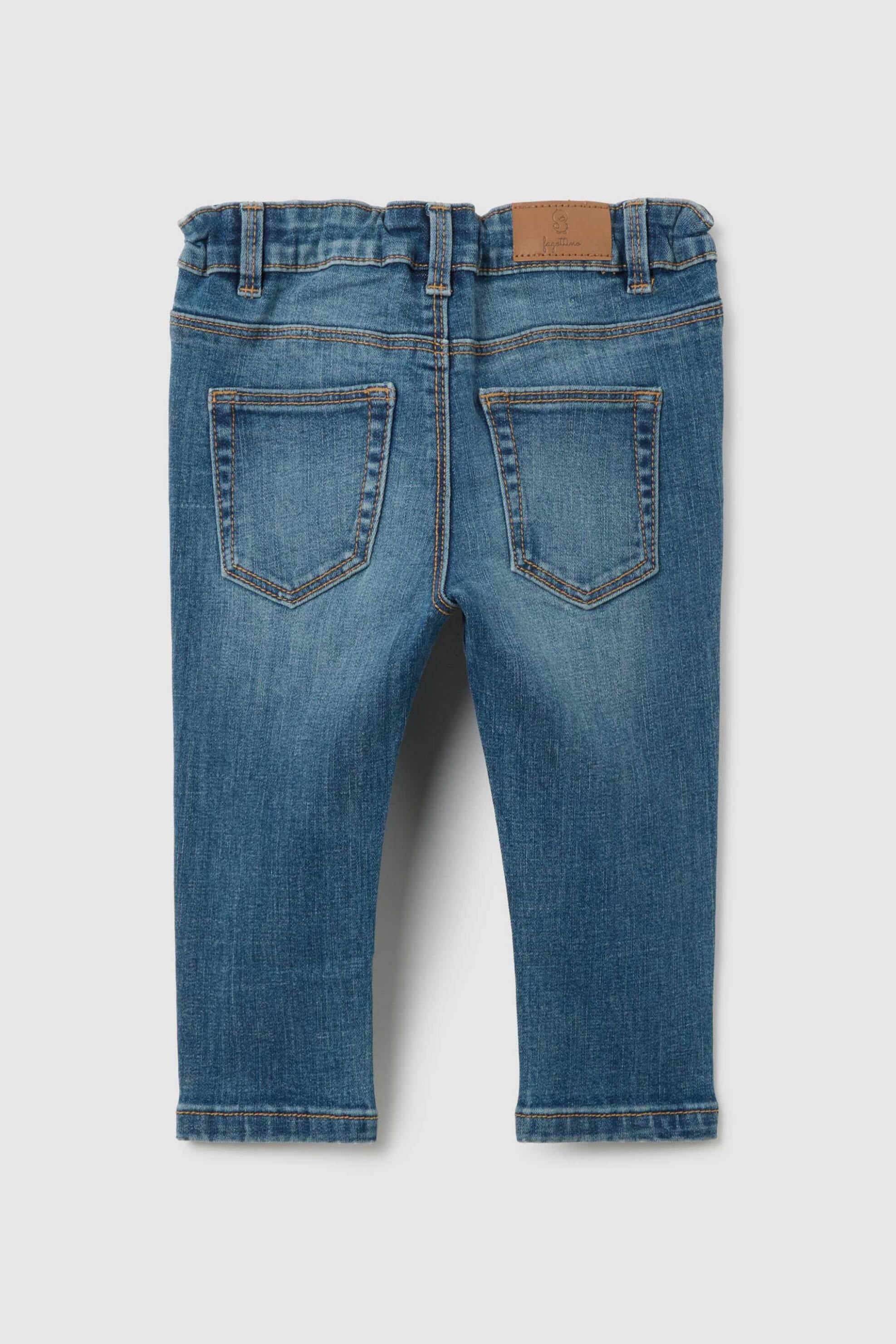 OVS βρεφικό τζιν παντελόνι με ελαστική μέση Straight Fit - 002394472 Denim Blue φωτογραφία