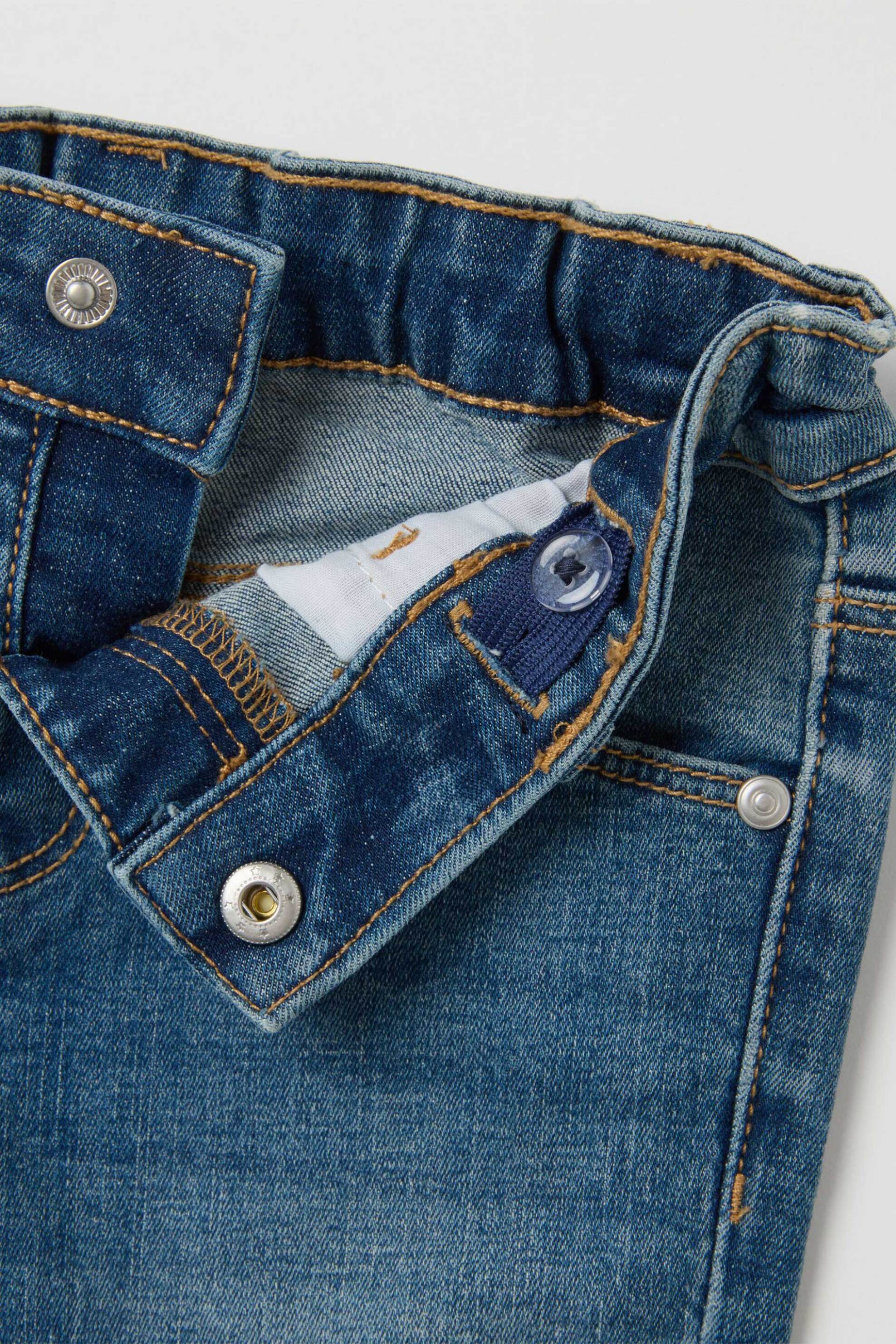 OVS βρεφικό τζιν παντελόνι με ελαστική μέση Straight Fit - 002394472 Denim Blue φωτογραφία