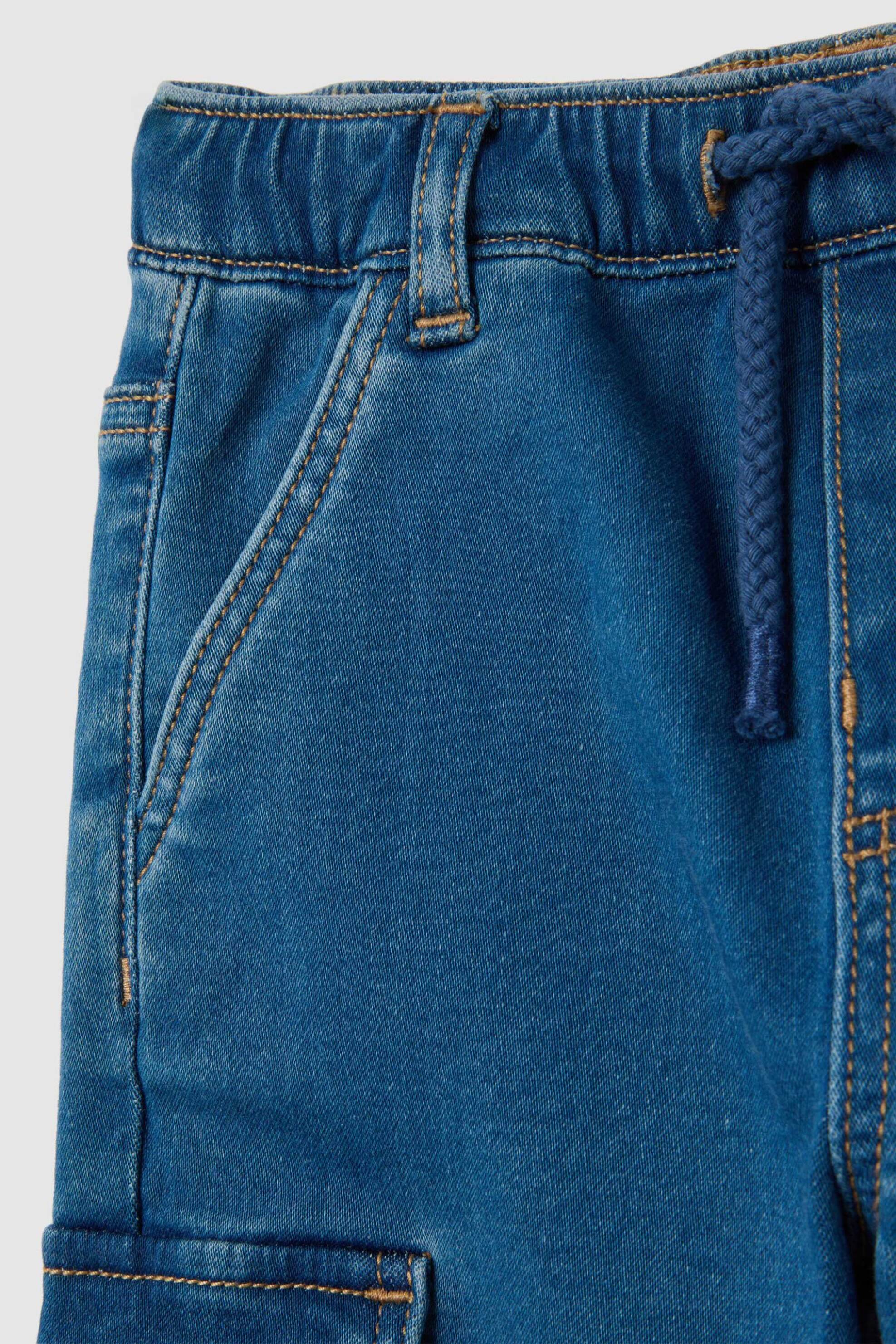 OVS βρεφικό τζιν παντελόνι με ελαστική μέση Straight Fit - 002414948 Denim Blue φωτογραφία