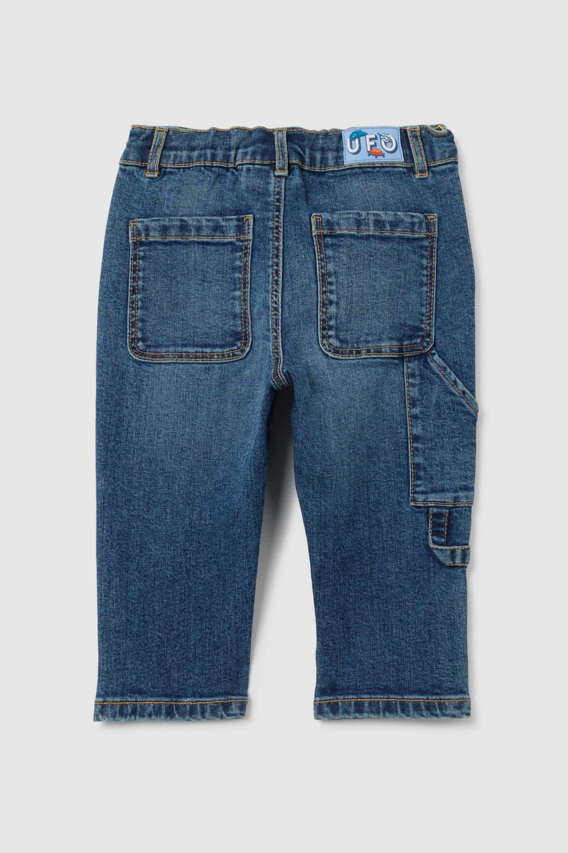 OVS βρεφικό τζιν παντελόνι με ελαστική μέση Regular Fit - 002414958 Denim Blue φωτογραφία
