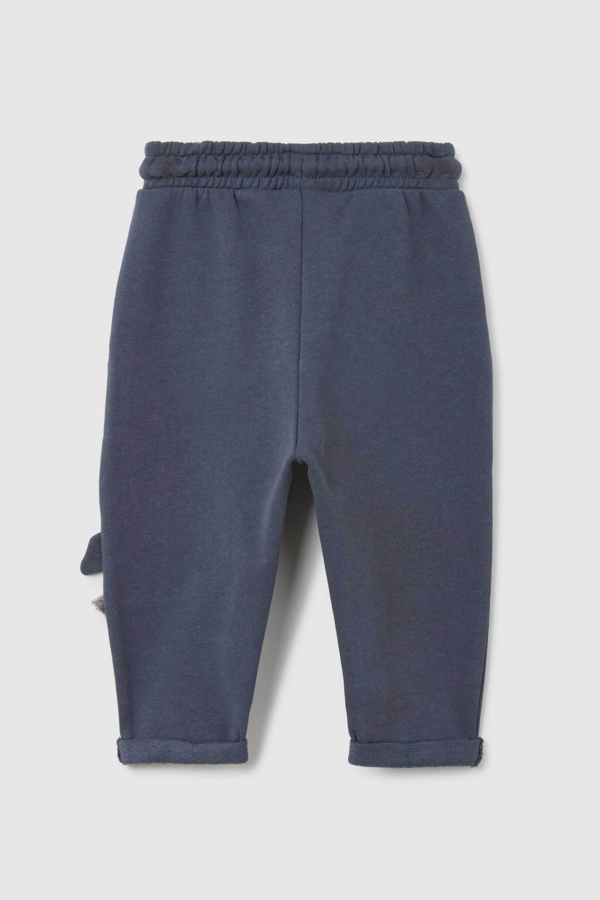 OVS βρεφικό παντελόνι φόρμας με κεντημένο σχέδιο Regular Fit - 002414986 Μπλε Σκούρο φωτογραφία