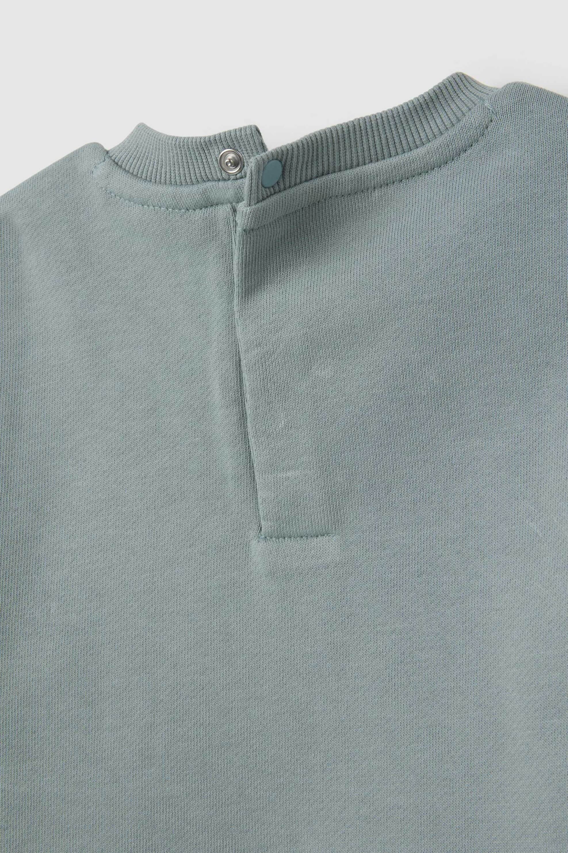 OVS βρεφικό σετ μπλούζα φούτερ με παντελόνι φόρμας Regular Fit - 002415005 Πράσινο Μέντας φωτογραφία