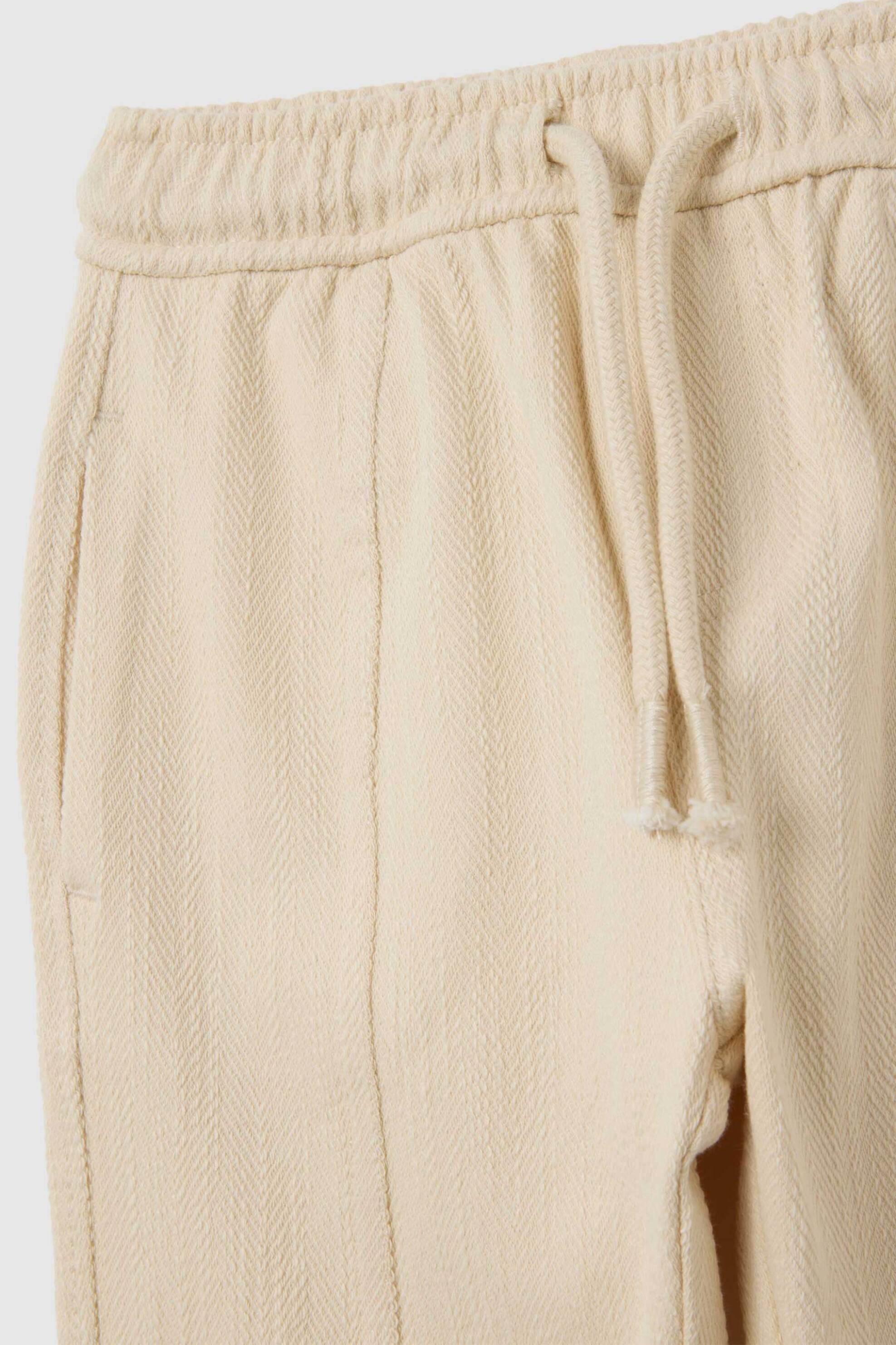 OVS βρεφικό παντελόνι φόρμας με μονόχρωμο Regular Fit - 002415050 Μπεζ φωτογραφία