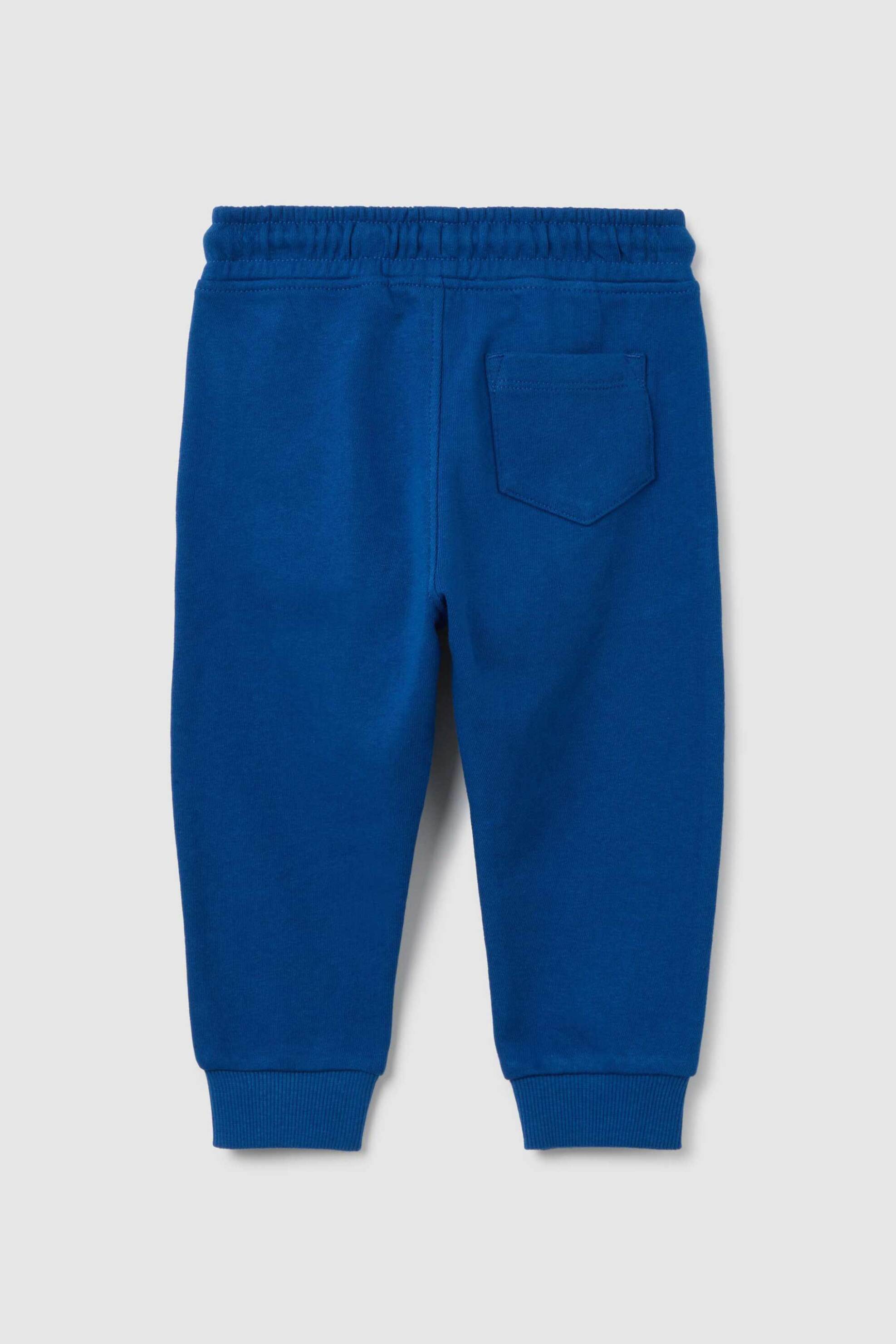 OVS βρεφικό παντελόνι φόρμας με print Regular Fit - 002443215 Μπλε Σκούρο φωτογραφία