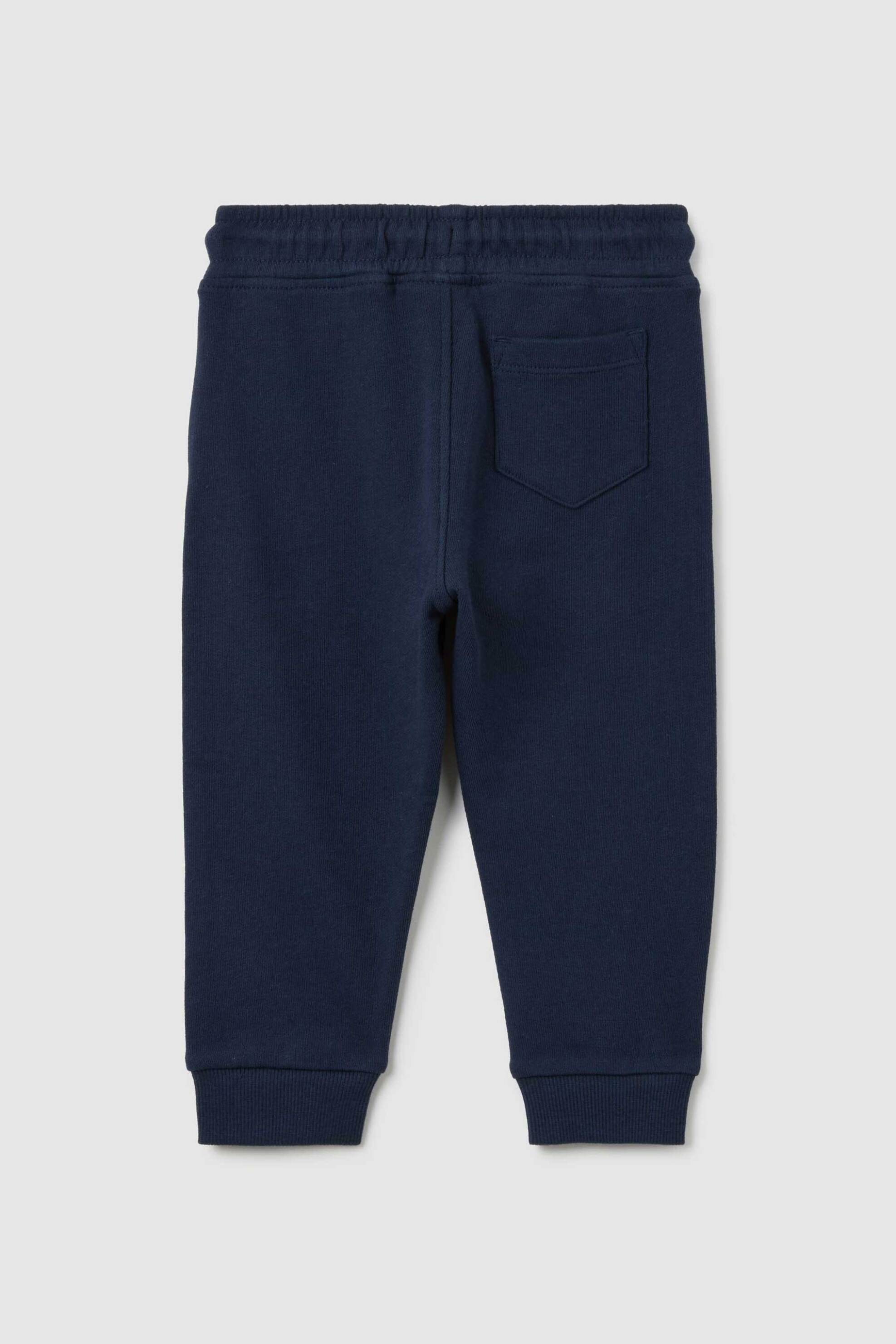 OVS βρεφικό παντελόνι φόρμας με print Regular Fit - 002443220 Μπλε Σκούρο φωτογραφία