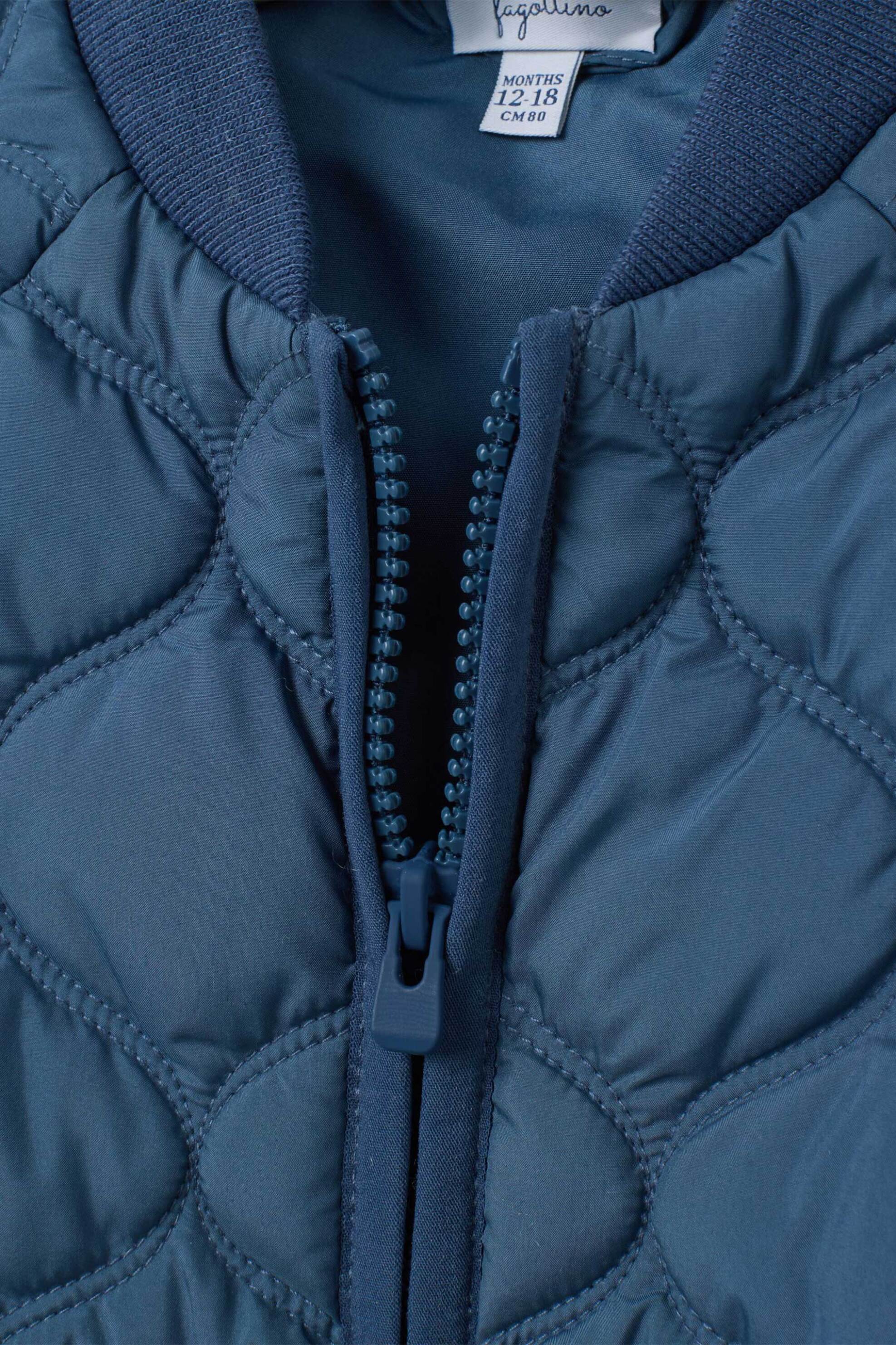 OVS βρεφικό μπουφάν μονόχρωμο με καπιτονέ σχέδιο Regular Fit - 002400799 Μπλε Σκούρο φωτογραφία