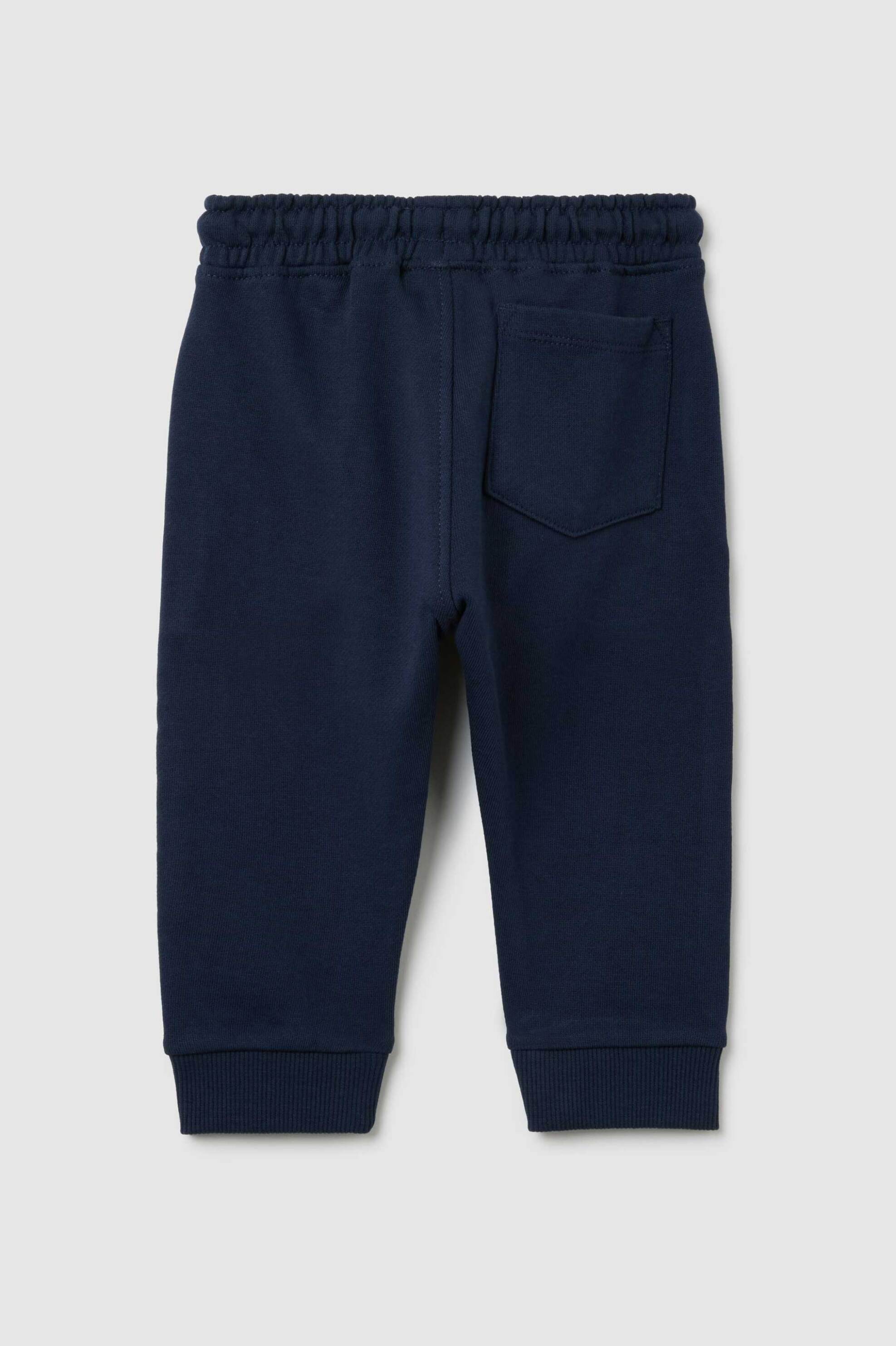 OVS βρεφικό παντελόνι φόρμας μονόχρωμο Regular Fit - 002454391 Μπλε Σκούρο φωτογραφία
