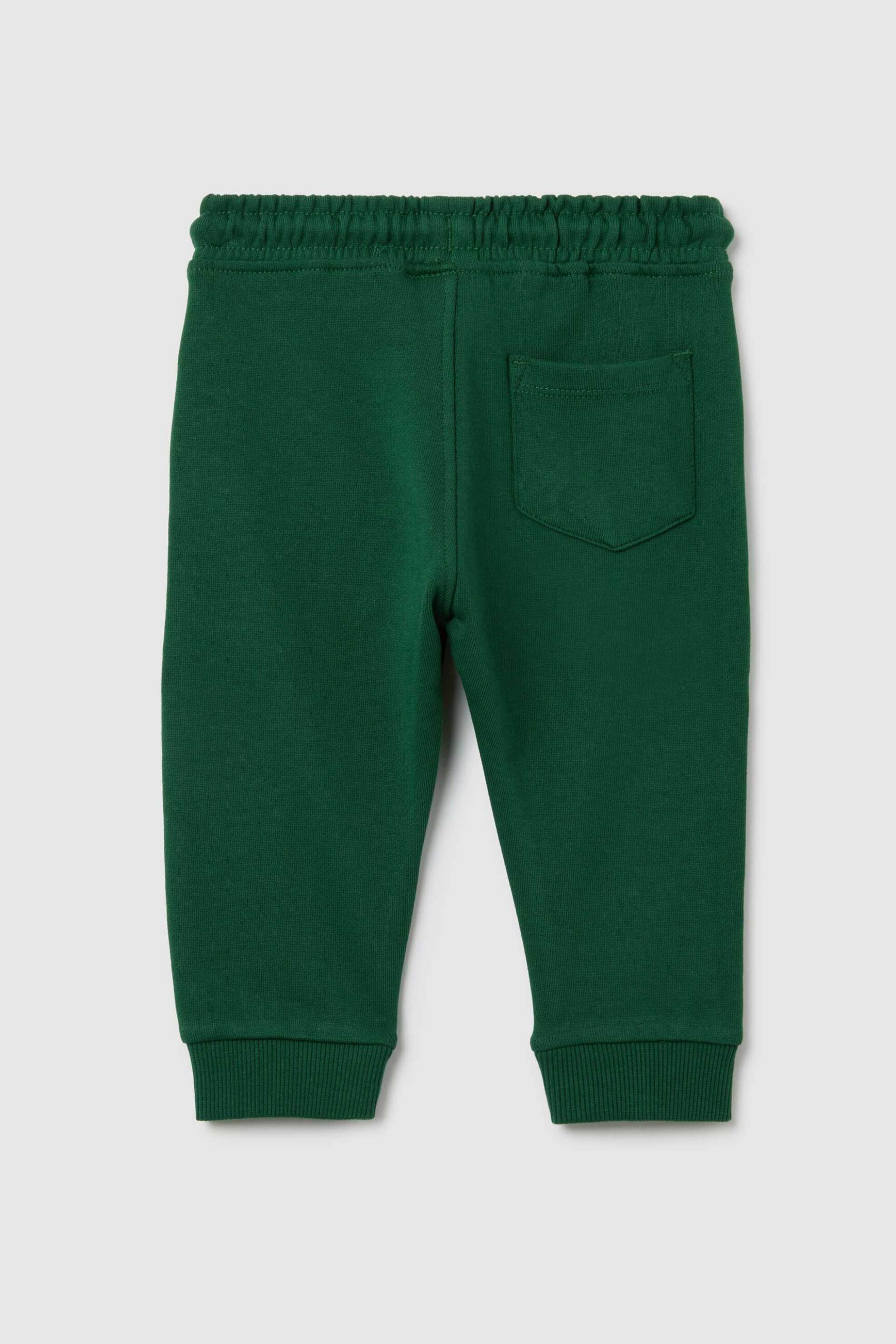 OVS βρεφικό παντελόνι φόρμας μονόχρωμο Regular Fit - 002454396 Πράσινο φωτογραφία