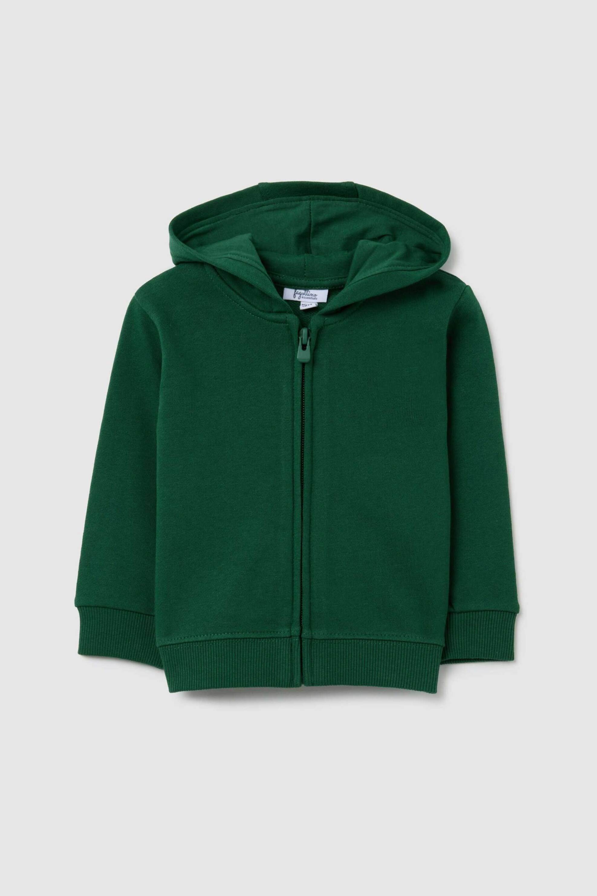 OVS KIDS OVS βρεφική ζακέτα μονόχρωμη με κουκούλα Regular Fit - 002454416 Πράσινο