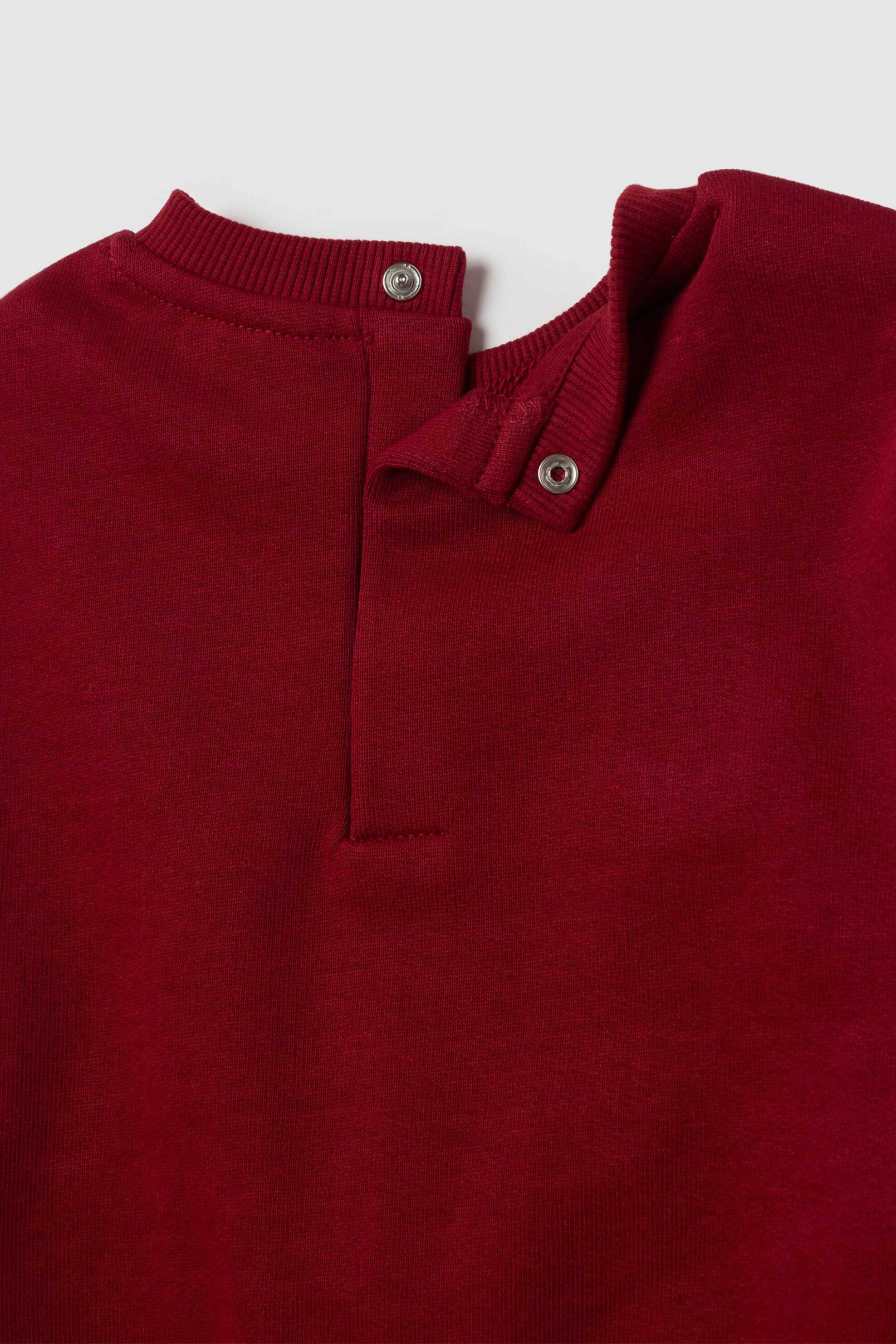 OVS βρεφικό σετ μπλούζα φούτερ με παντελόνι φόρμας Regular Fit (2 τεμάχια) - 002447323 Κόκκινο φωτογραφία