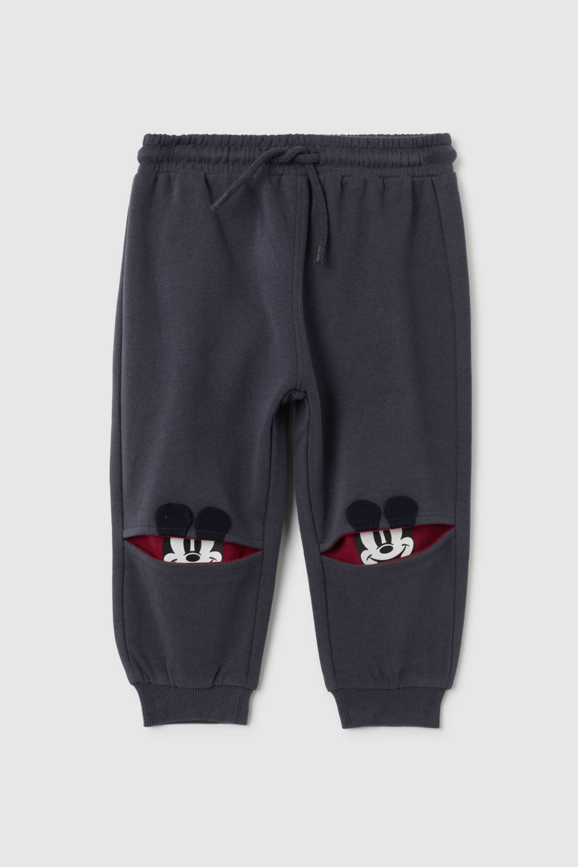 OVS KIDS OVS βρεφικό παντελόνι φόρμας με print Regular Fit - 002447345 Ανθρακί