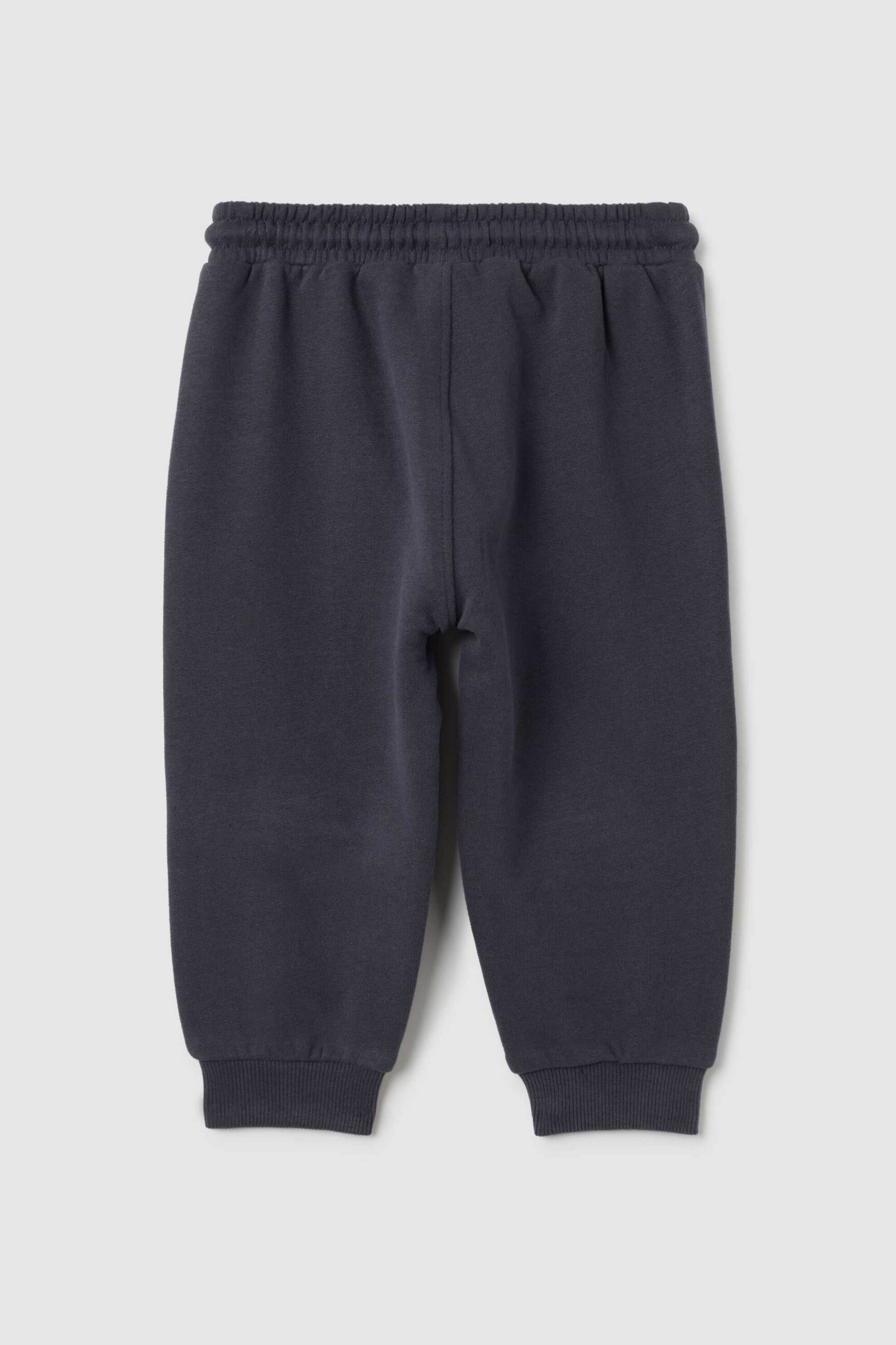 OVS βρεφικό παντελόνι φόρμας με print Regular Fit - 002447345 Ανθρακί φωτογραφία