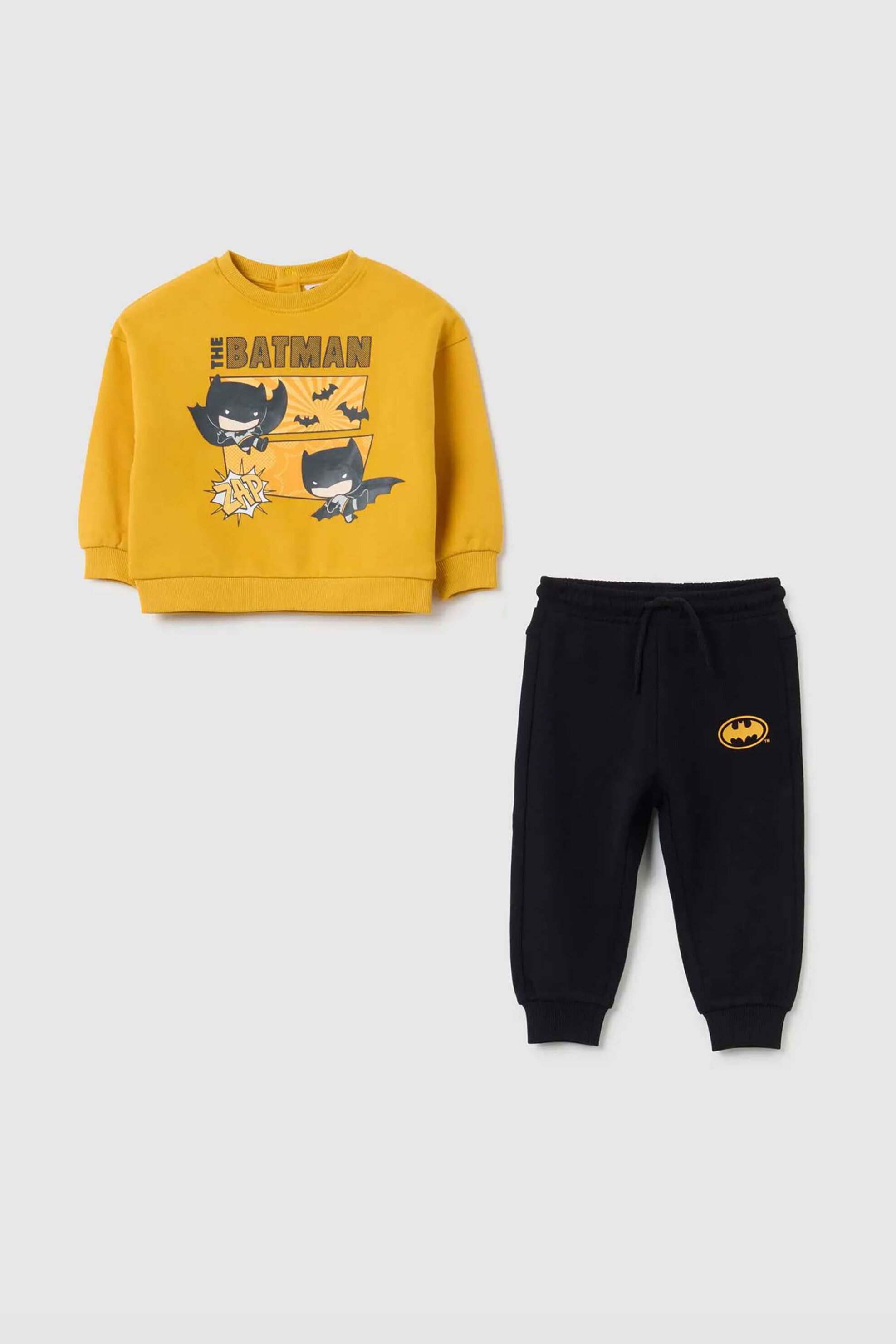 OVS βρεφικό σετ μπλούζα φούτερ με παντελόνι φόρμας (2 τεμάχια) - 002466582 Κίτρινο