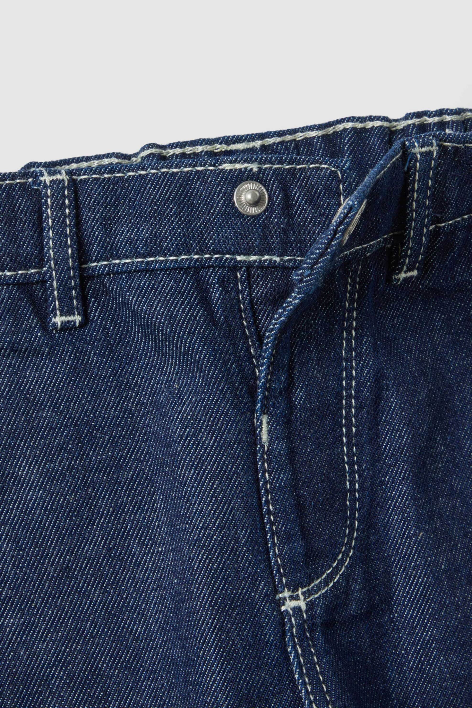 OVS βρεφικό τζιν παντελόνι με ελαστική μέση Regular Fit - 002515542 Denim Blue Σκούρο φωτογραφία