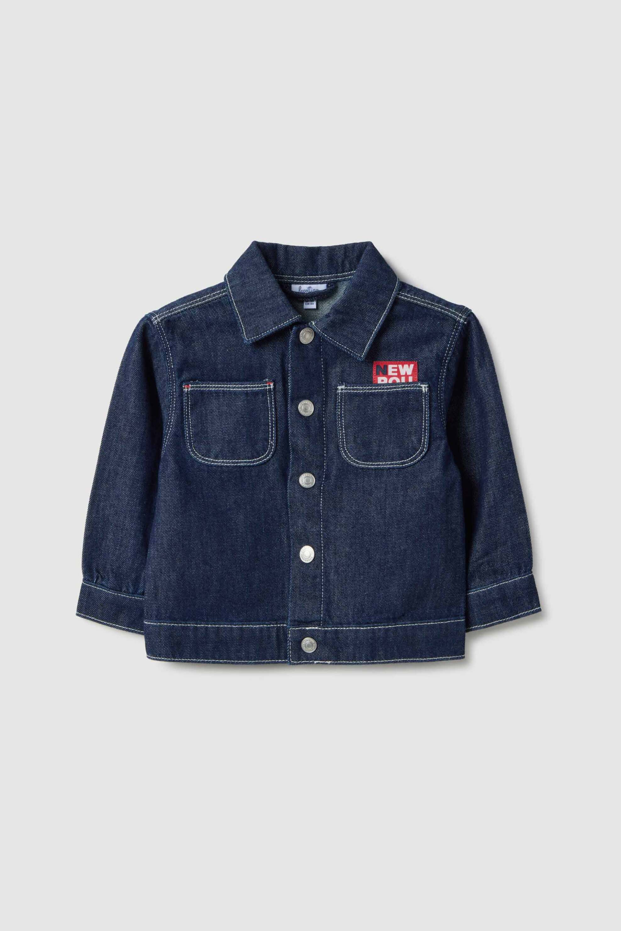 OVS βρεφικό denim μπουφάν Regular Fit - 002553663 Μπλε Σκούρο