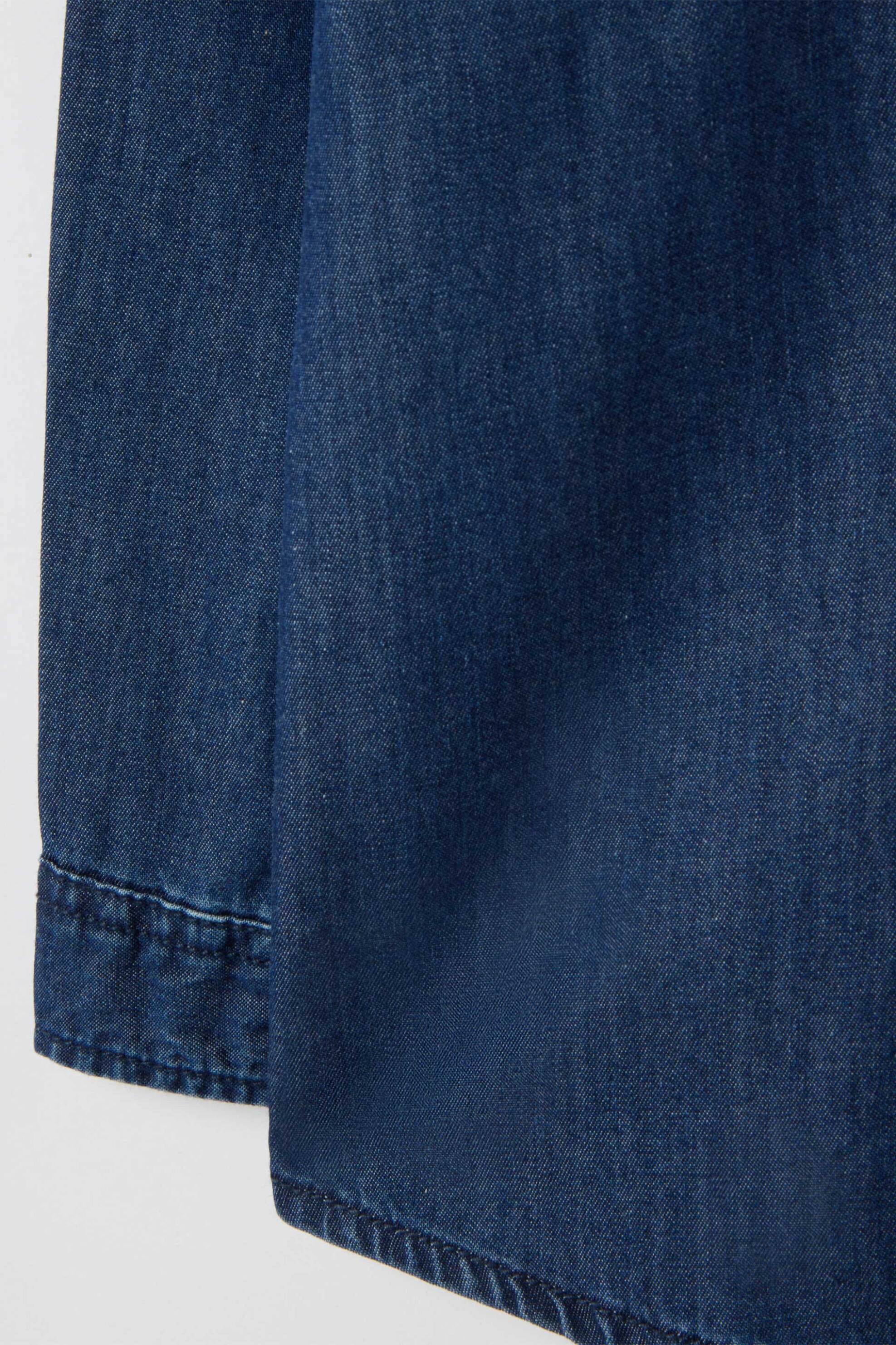 OVS βρεφικό denim πουκάμισο Regular Fit - 002554185 Denim Blue Σκούρο φωτογραφία