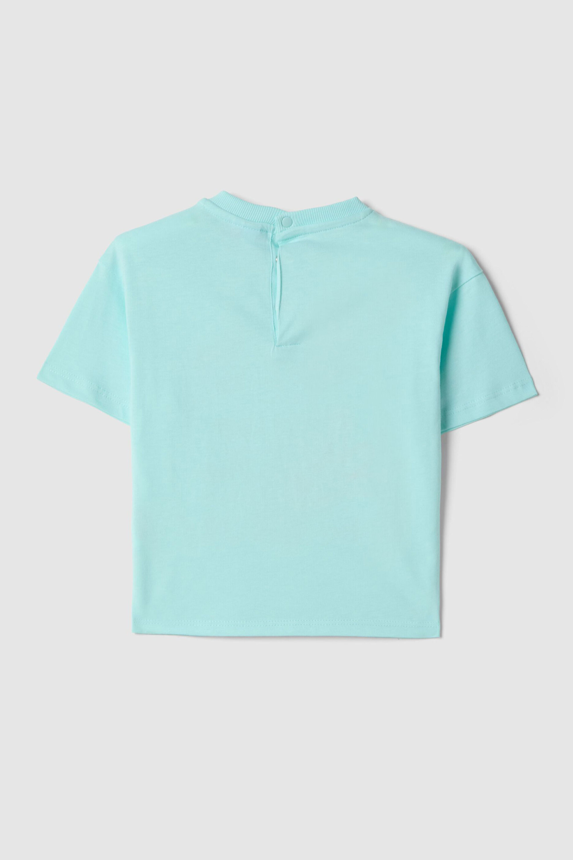 OVS βρεφικό T-shirt με print Οversized Fit - 002575230 Γαλάζιο φωτογραφία