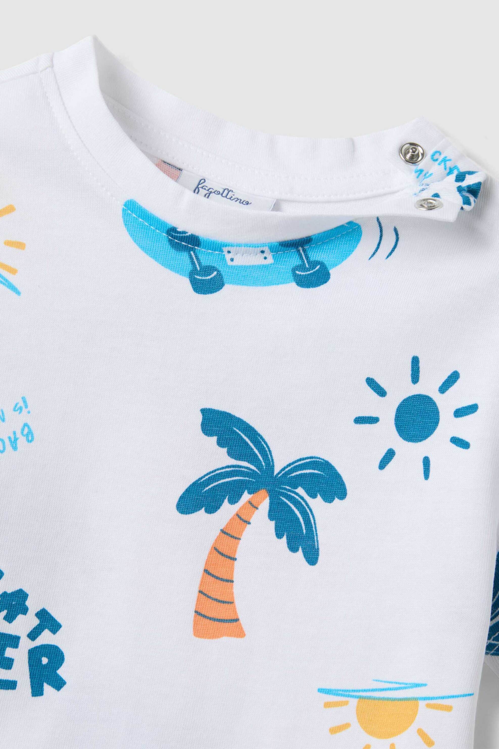 OVS βρεφικό T-shirt με all-over print Regular Fit - 002564460 Γαλάζιο φωτογραφία