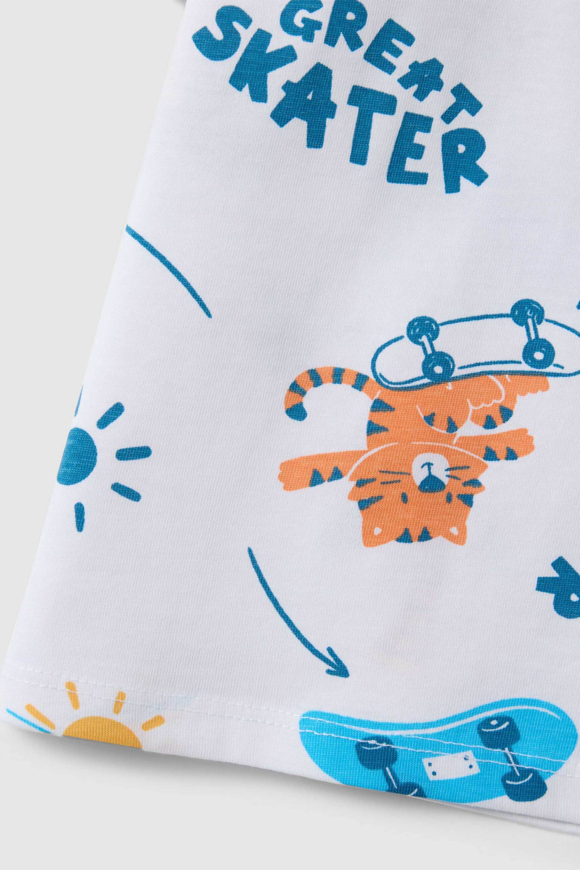 OVS βρεφικό T-shirt με all-over print Regular Fit - 002564460 Γαλάζιο φωτογραφία