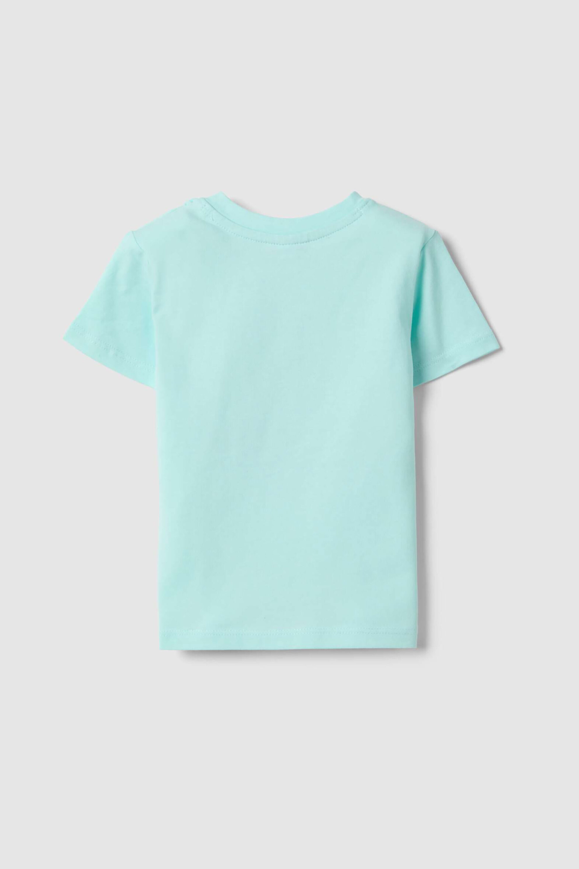 OVS βρεφικό T-shirt με print Regular Fit - 002564470 Μπλε φωτογραφία