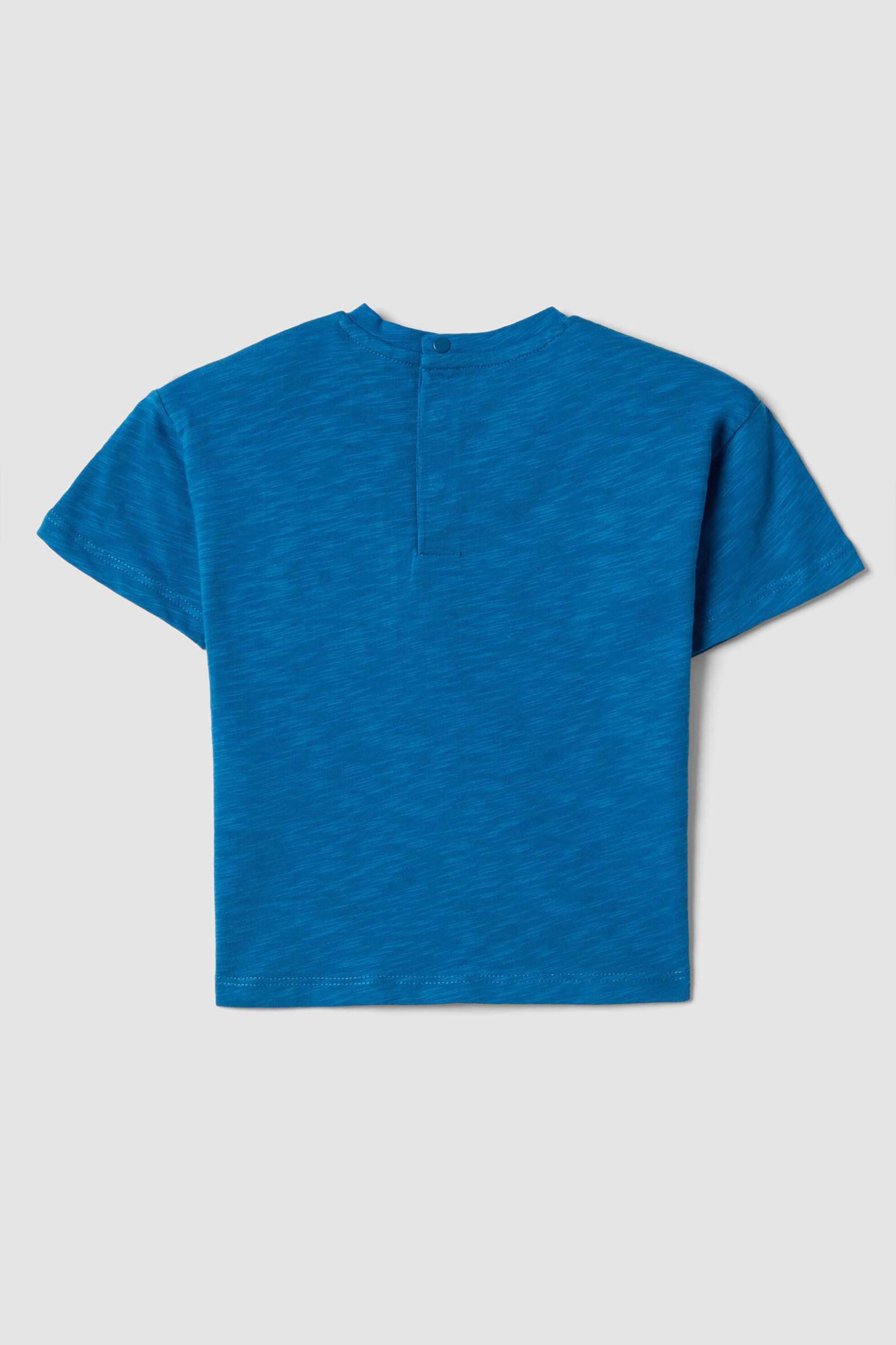 OVS βρεφικό T-shirt μονόχρωμο Regular Fit - 002564480 Μπλε Σκούρο φωτογραφία