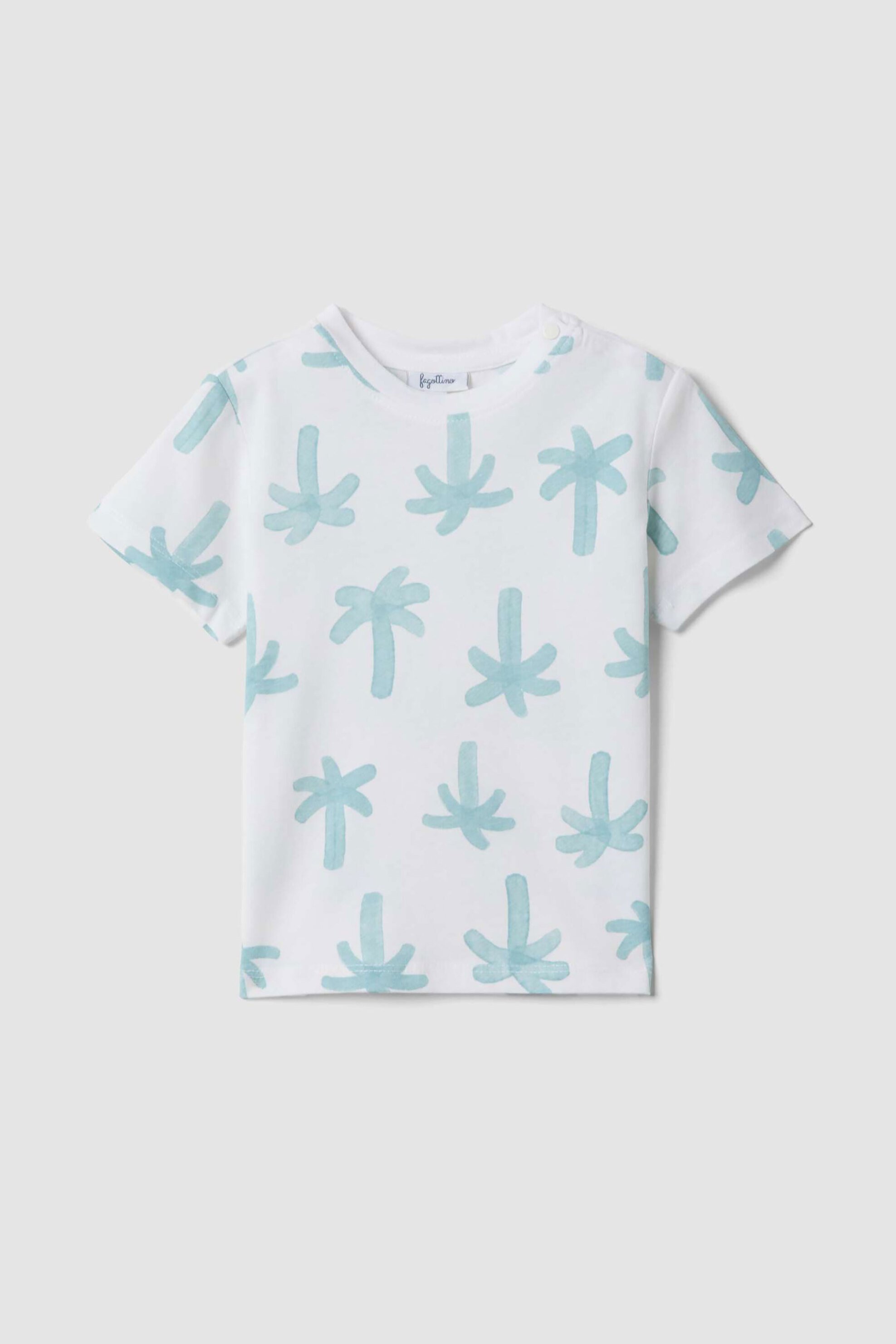 OVS βρεφικό T-shirt με all-over print Regular Fit - 002619472 Λευκό