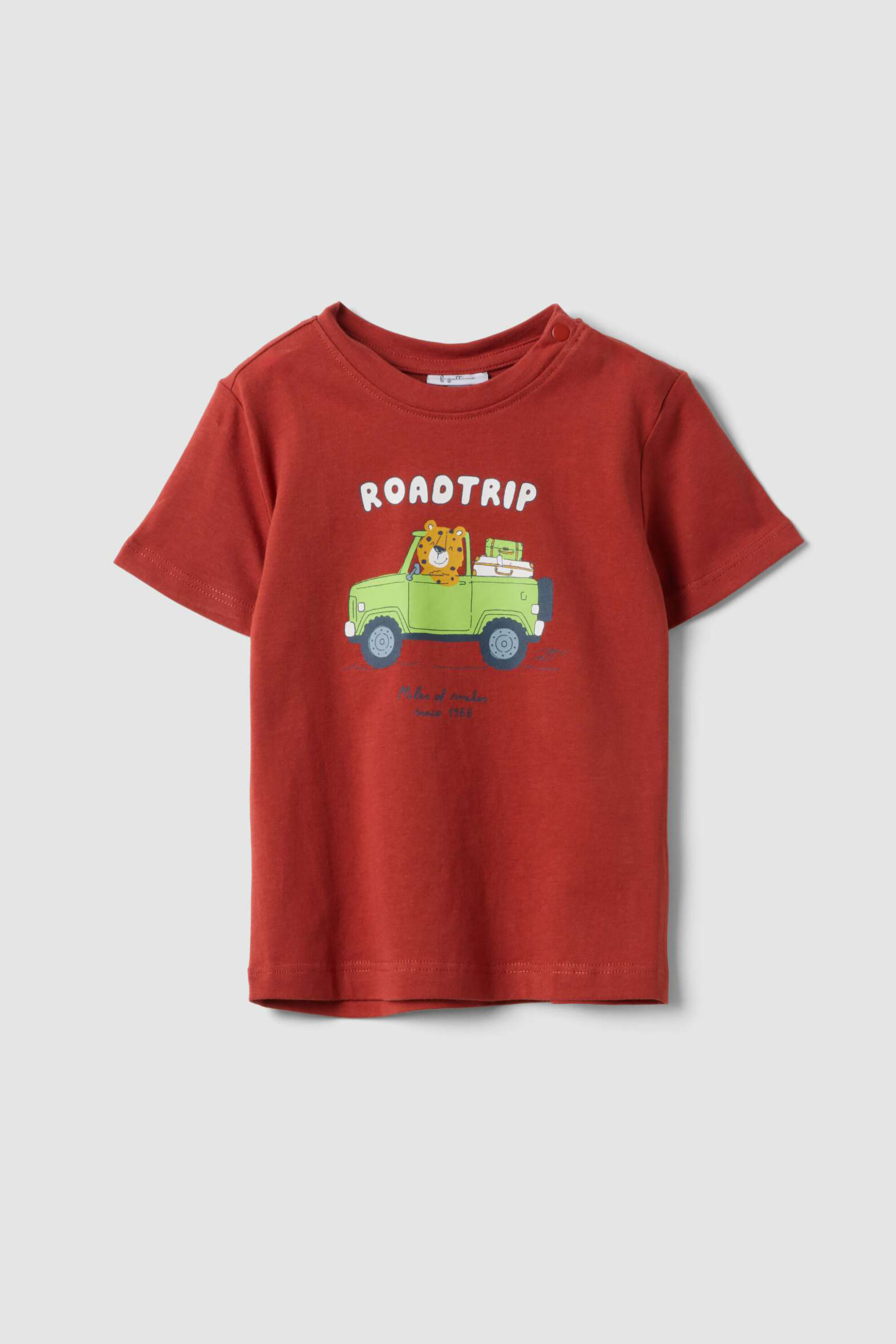 OVS βρεφικό T-shirt με print Regular Fit - 002656480 Κόκκινο