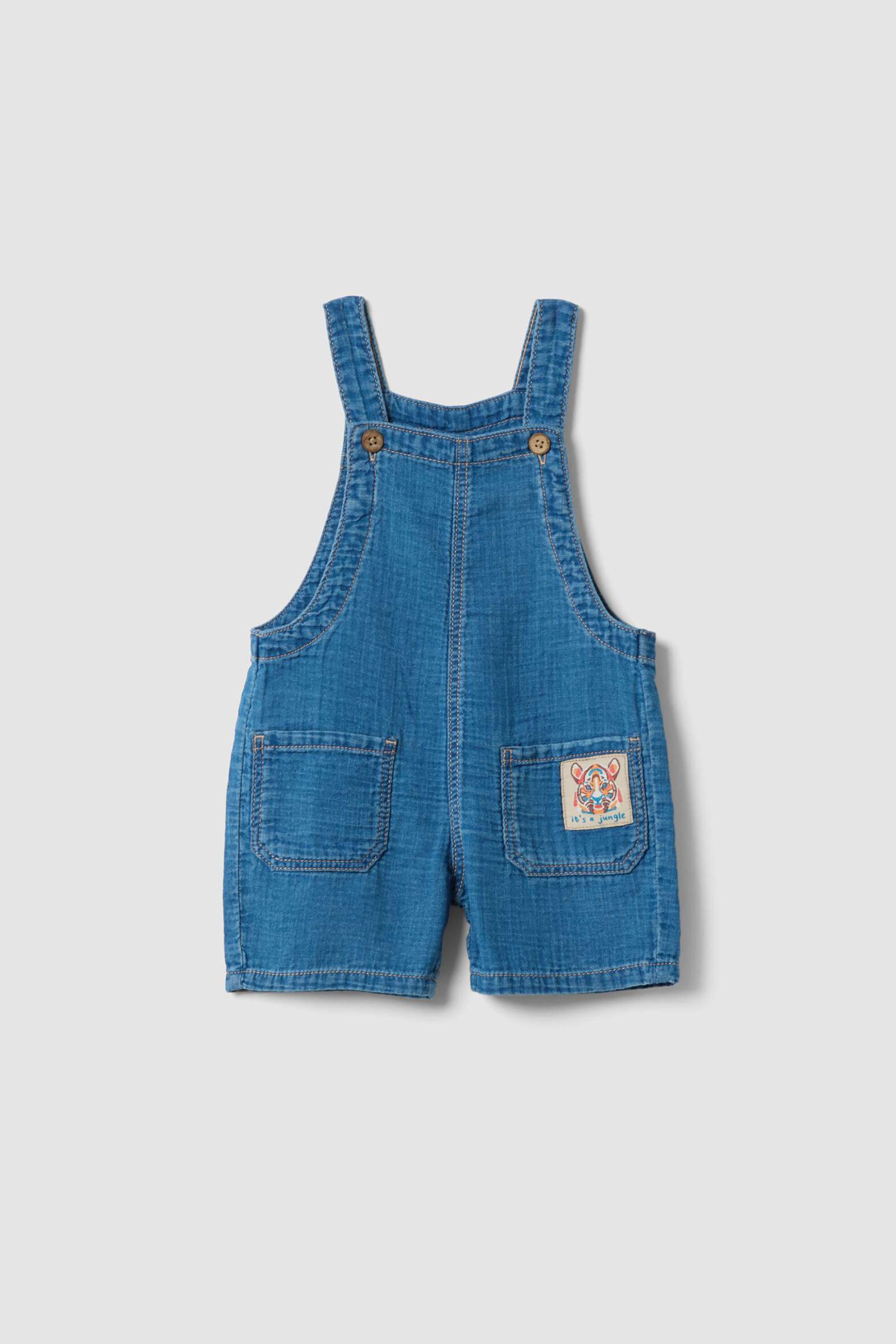 OVS KIDS OVS βρεφική denim σαλοπέτα Regular Fit - 002682765 Μπλε