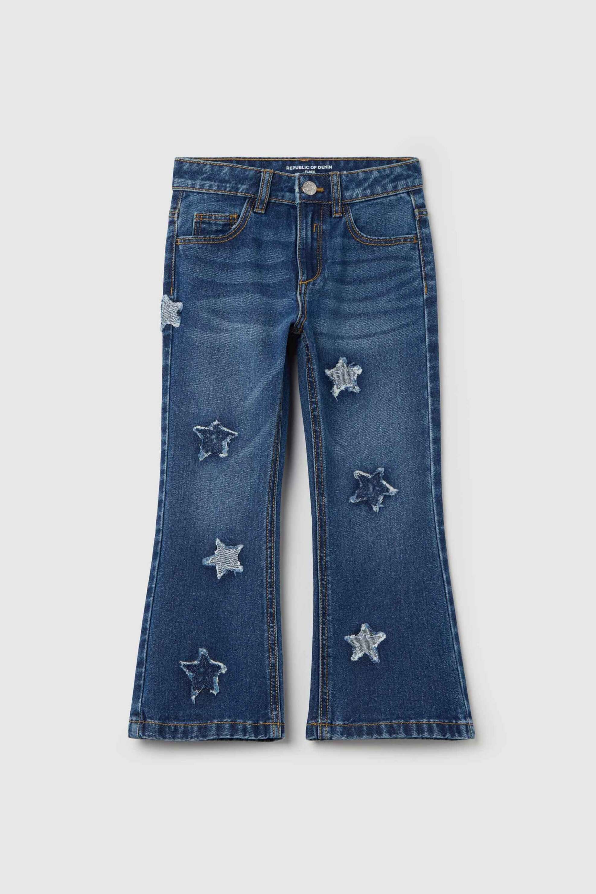 OVS KIDS OVS παιδικό τζιν παντελόνι πεντάτσεπο - 002176771 Μπλε Σκούρο