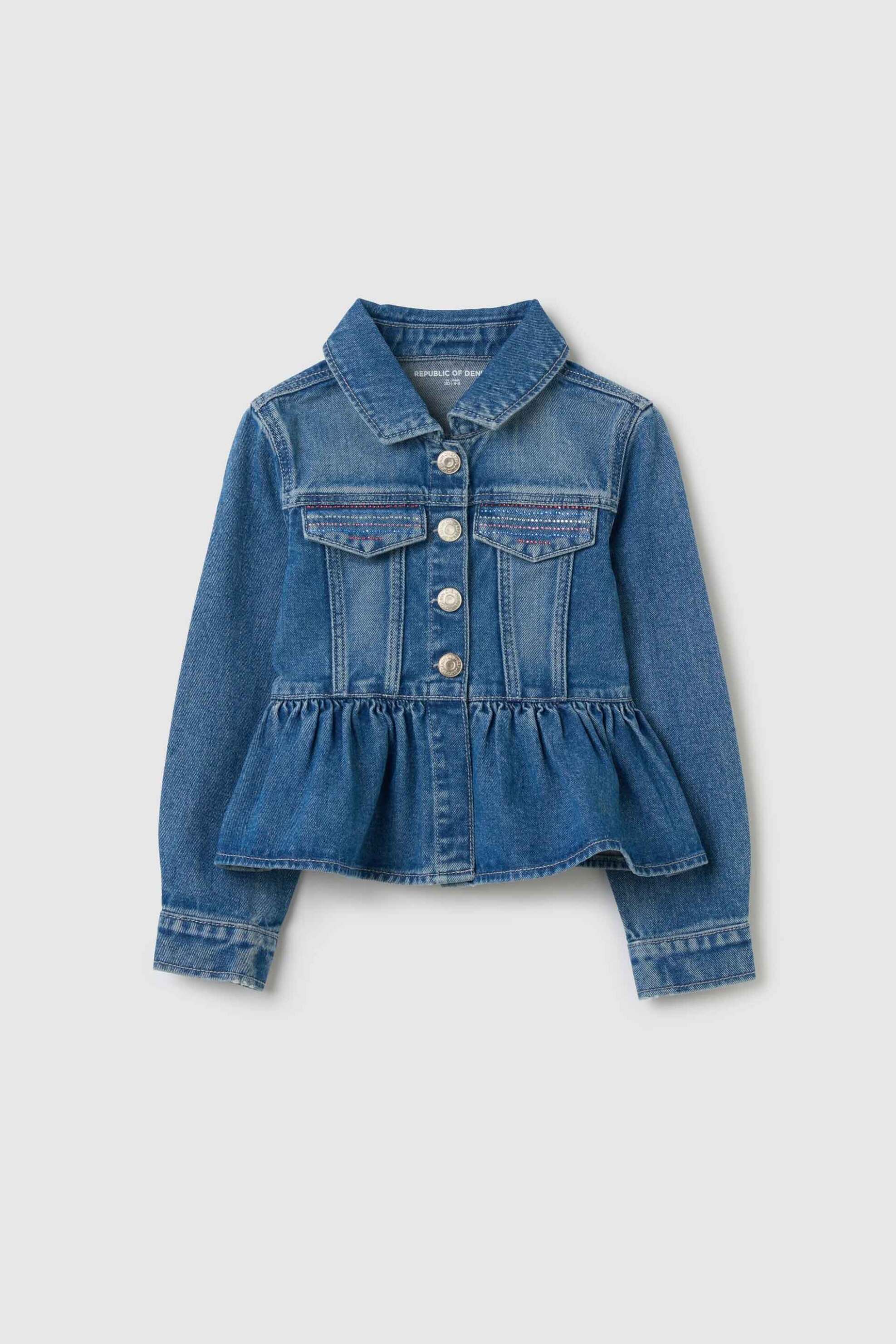 OVS KIDS OVS παιδικό denim jacket Regular Fit - 002193382 Μπλε Σκούρο