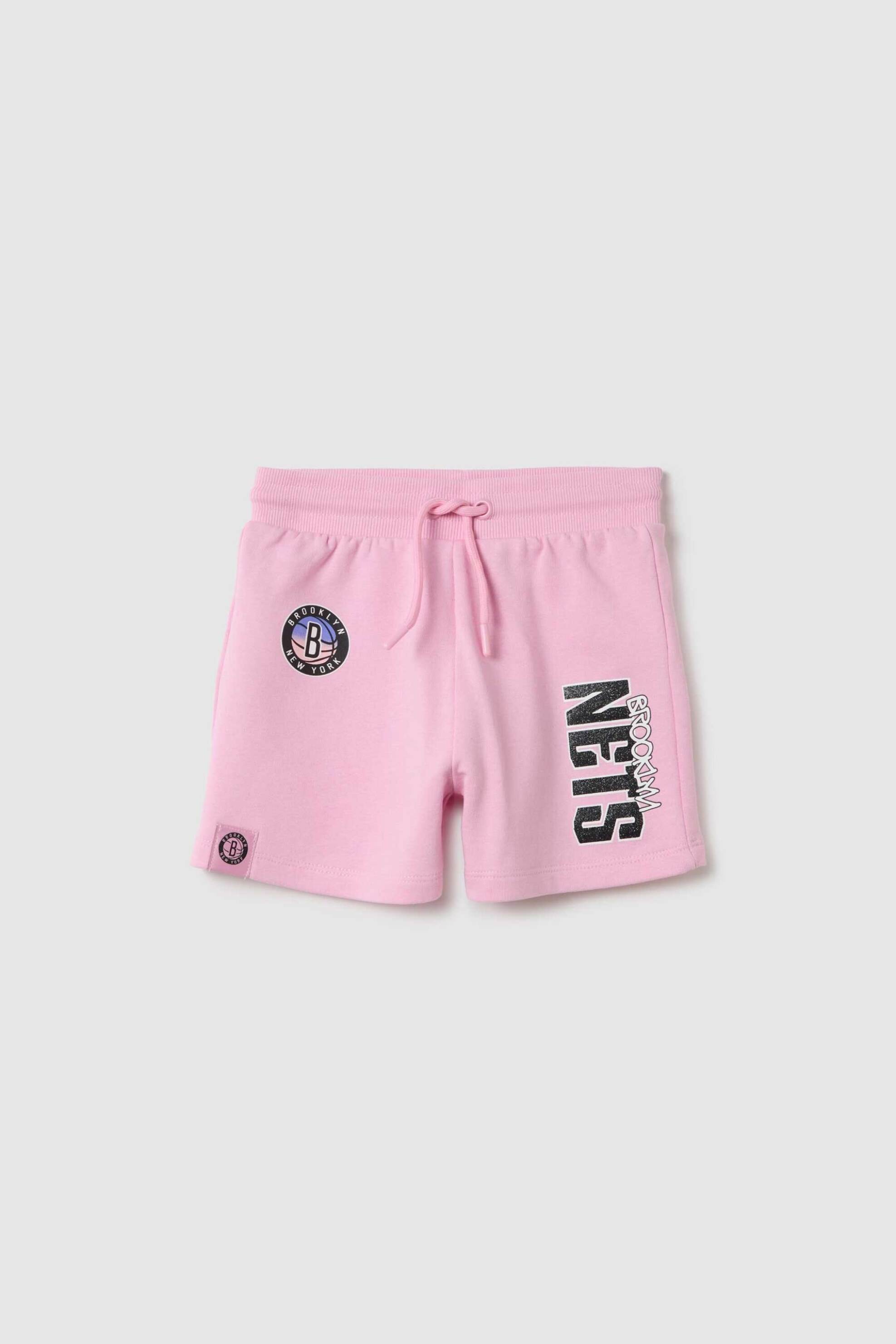 OVS παιδικό σορτς με NBA print - 002261332 Ροζ