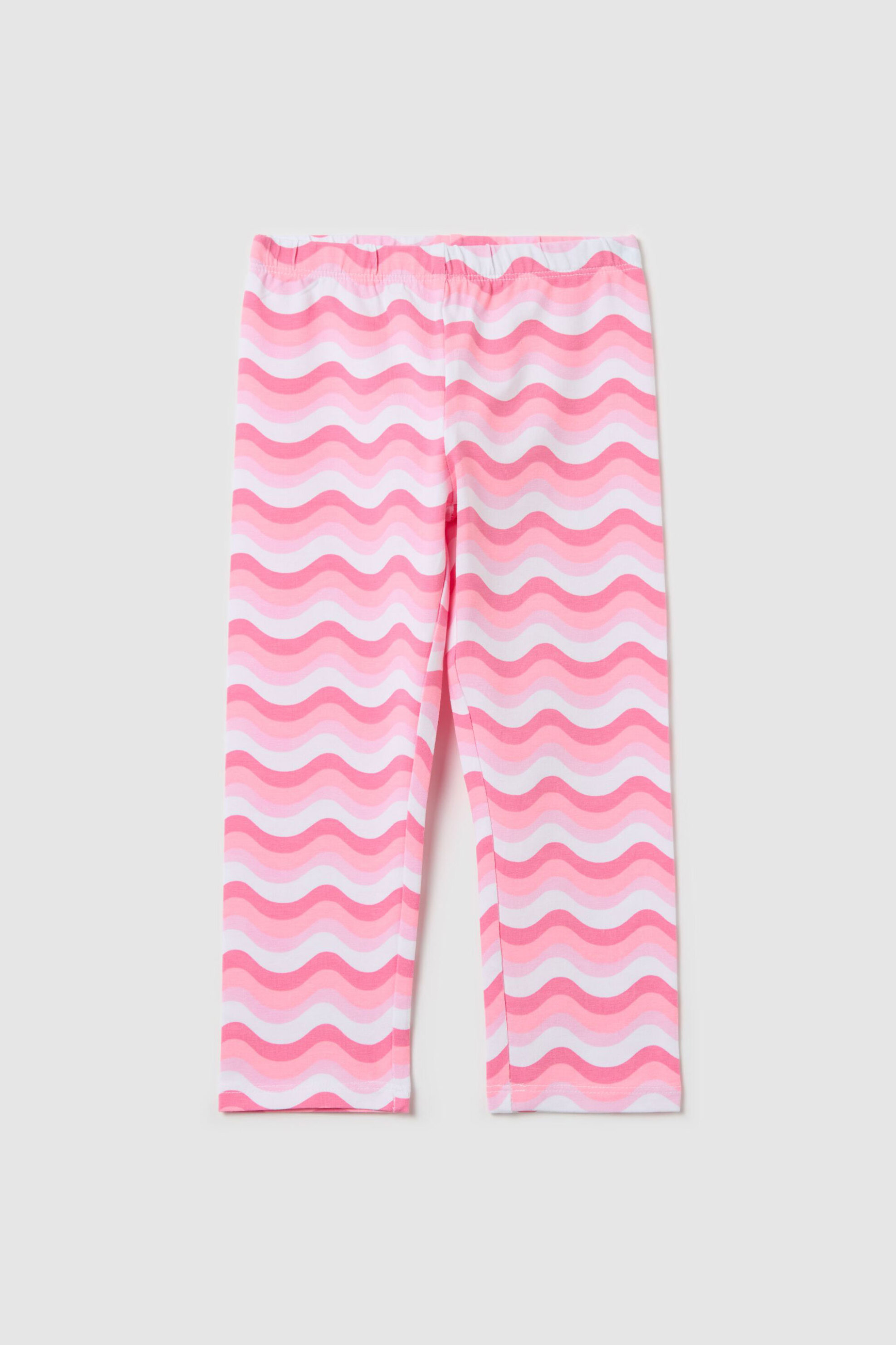 OVS παιδικό κολάν με wavy pattern - 002265101 Ροζ